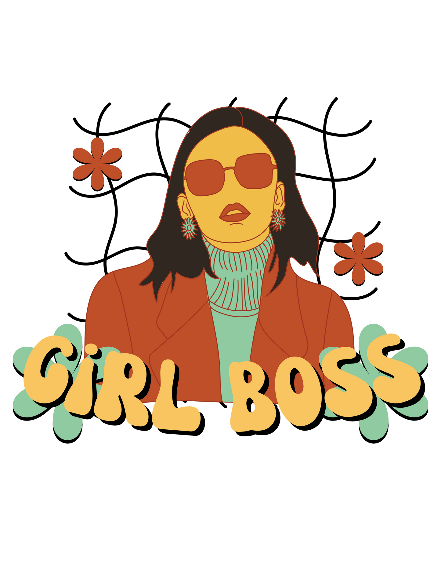 Bilkool Girl Boss Cotton Hoodies