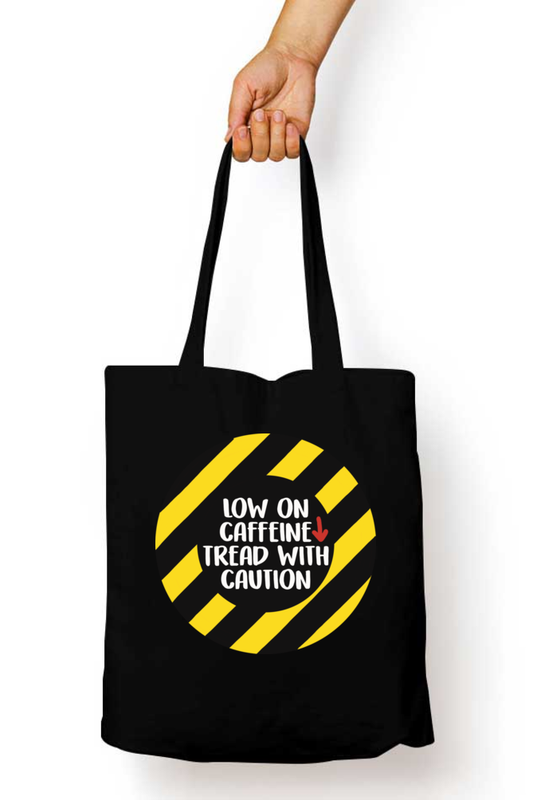Corporat Low on Caffeine Tote Bags