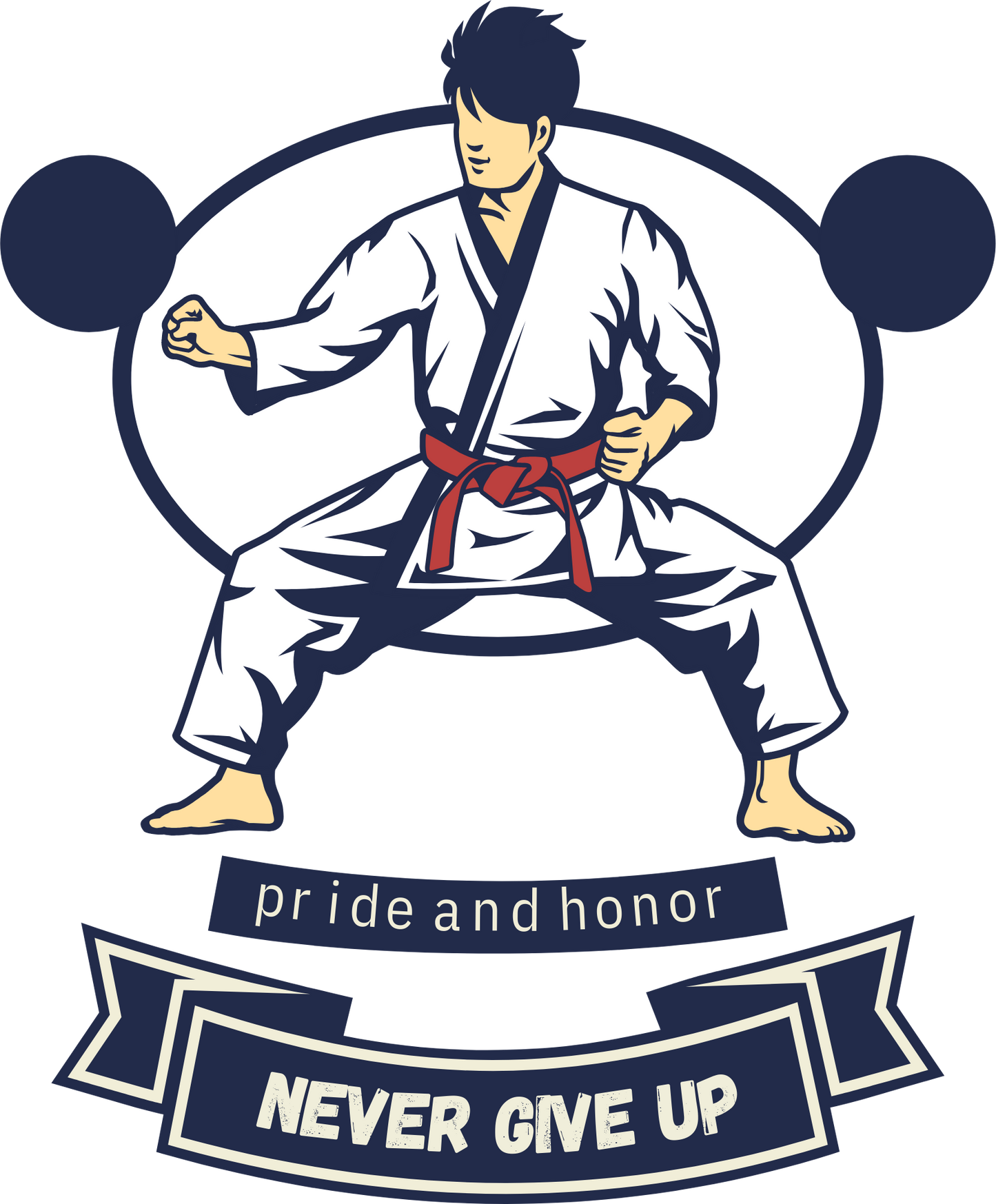 Bilkool Karate Never Give Up Aluminium Sipper Bottle 750 ml