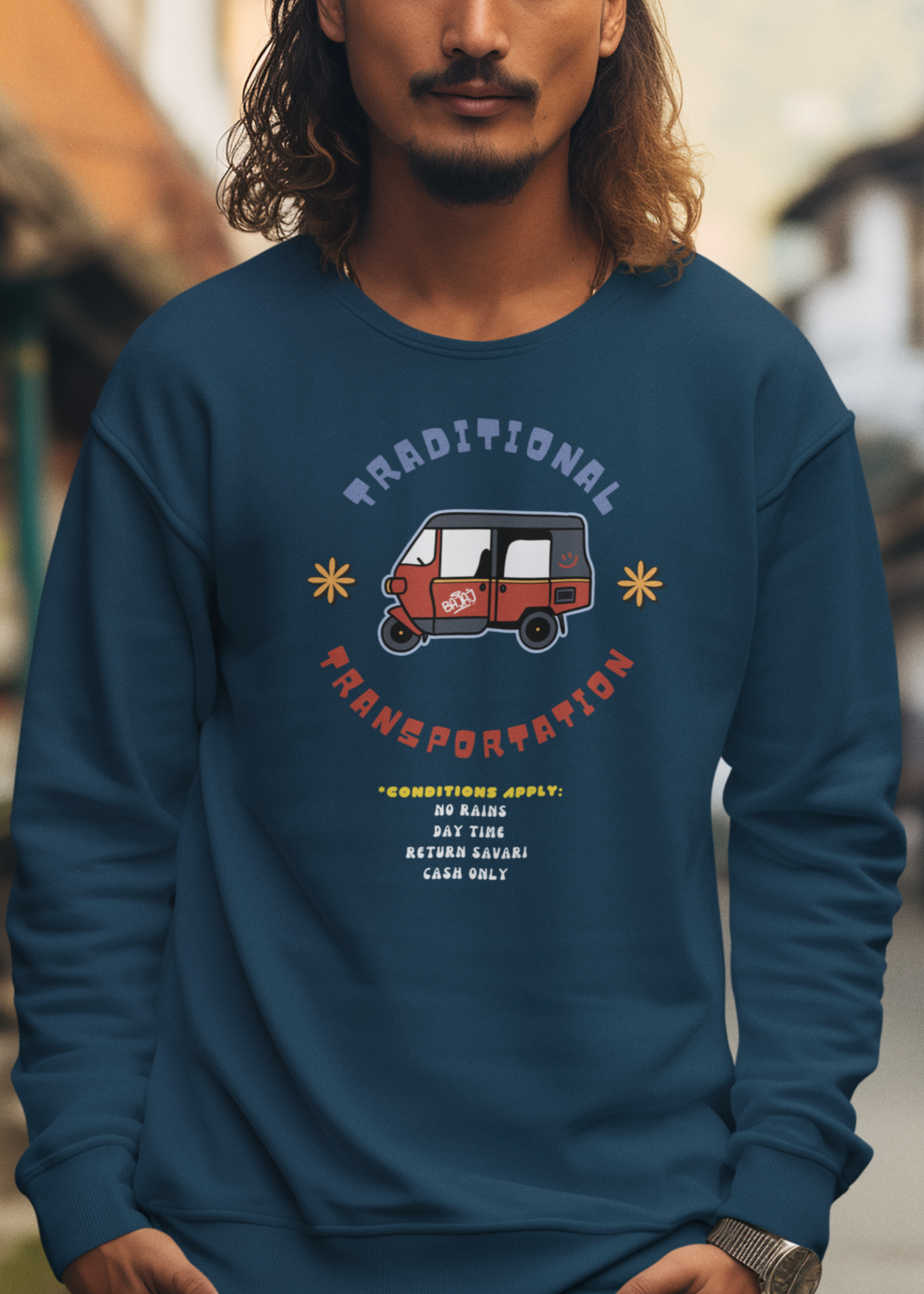 Bilkool Staple Ride Cotton Sweatshirt