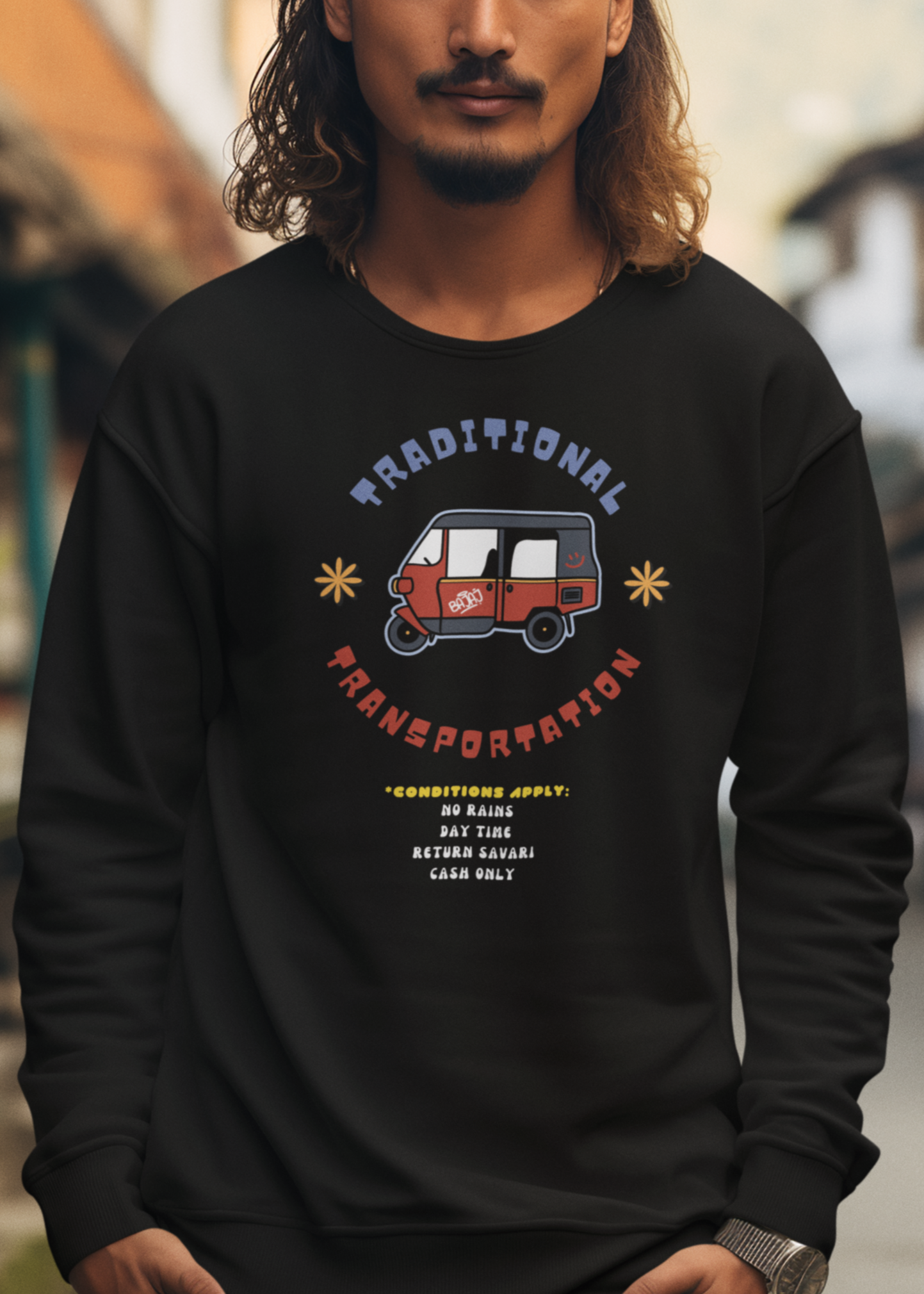 Bilkool Staple Ride Cotton Sweatshirt