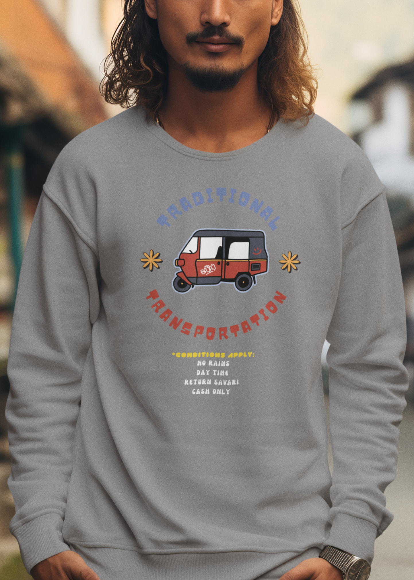 Bilkool Staple Ride Cotton Sweatshirt