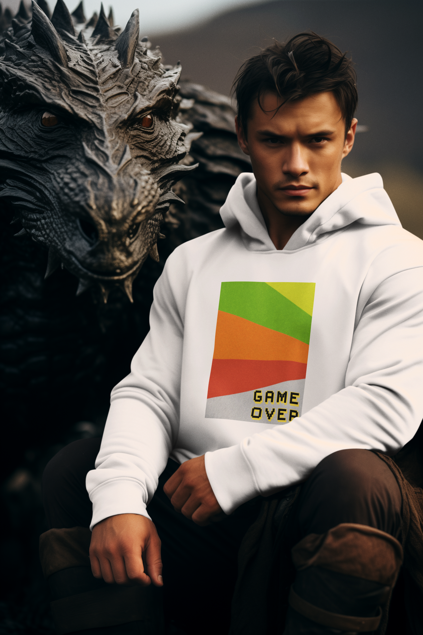 Bilkool Game Over Cotton Hoodies