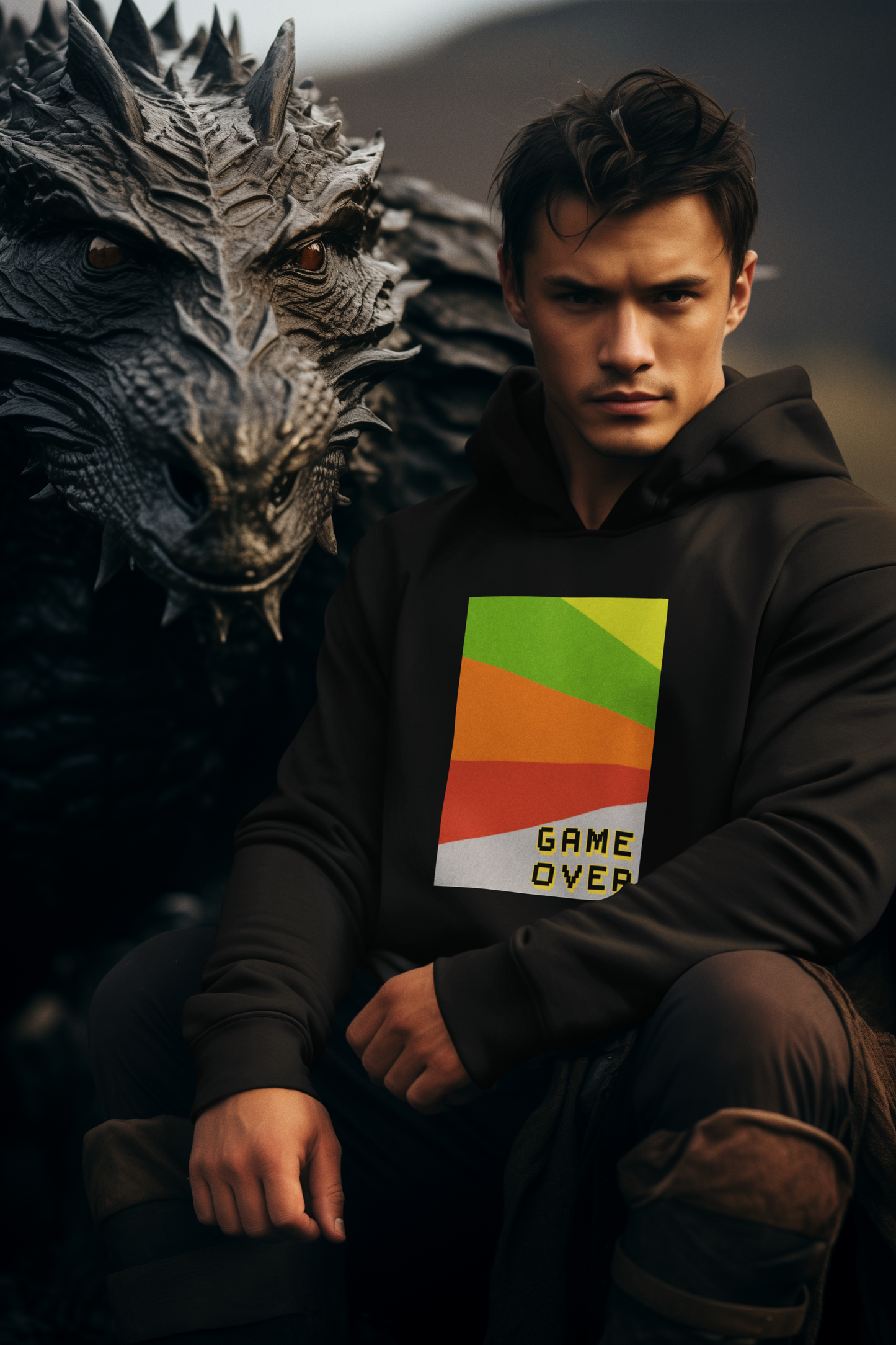 Bilkool Game Over Cotton Hoodies