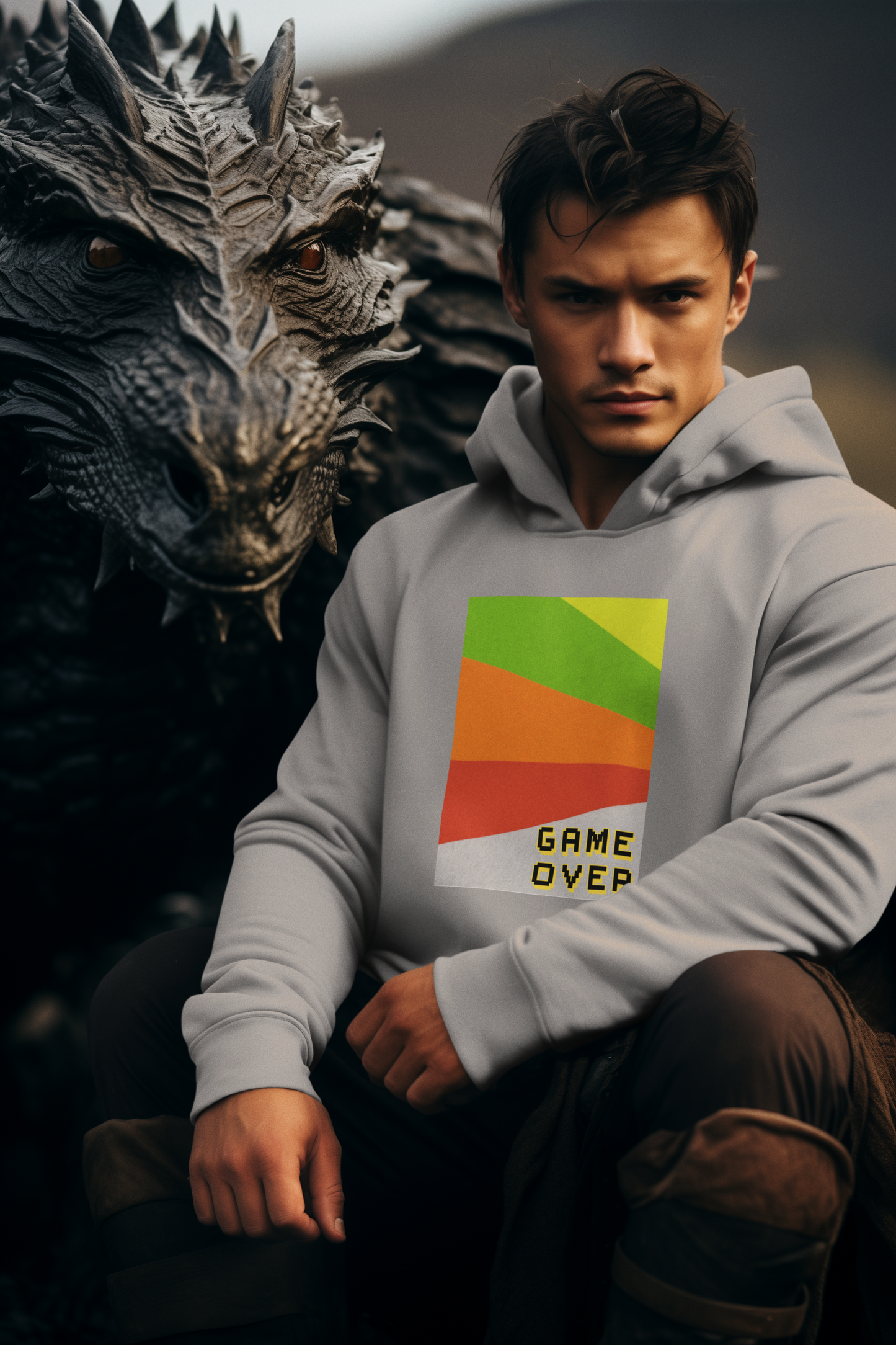 Bilkool Game Over Cotton Hoodies