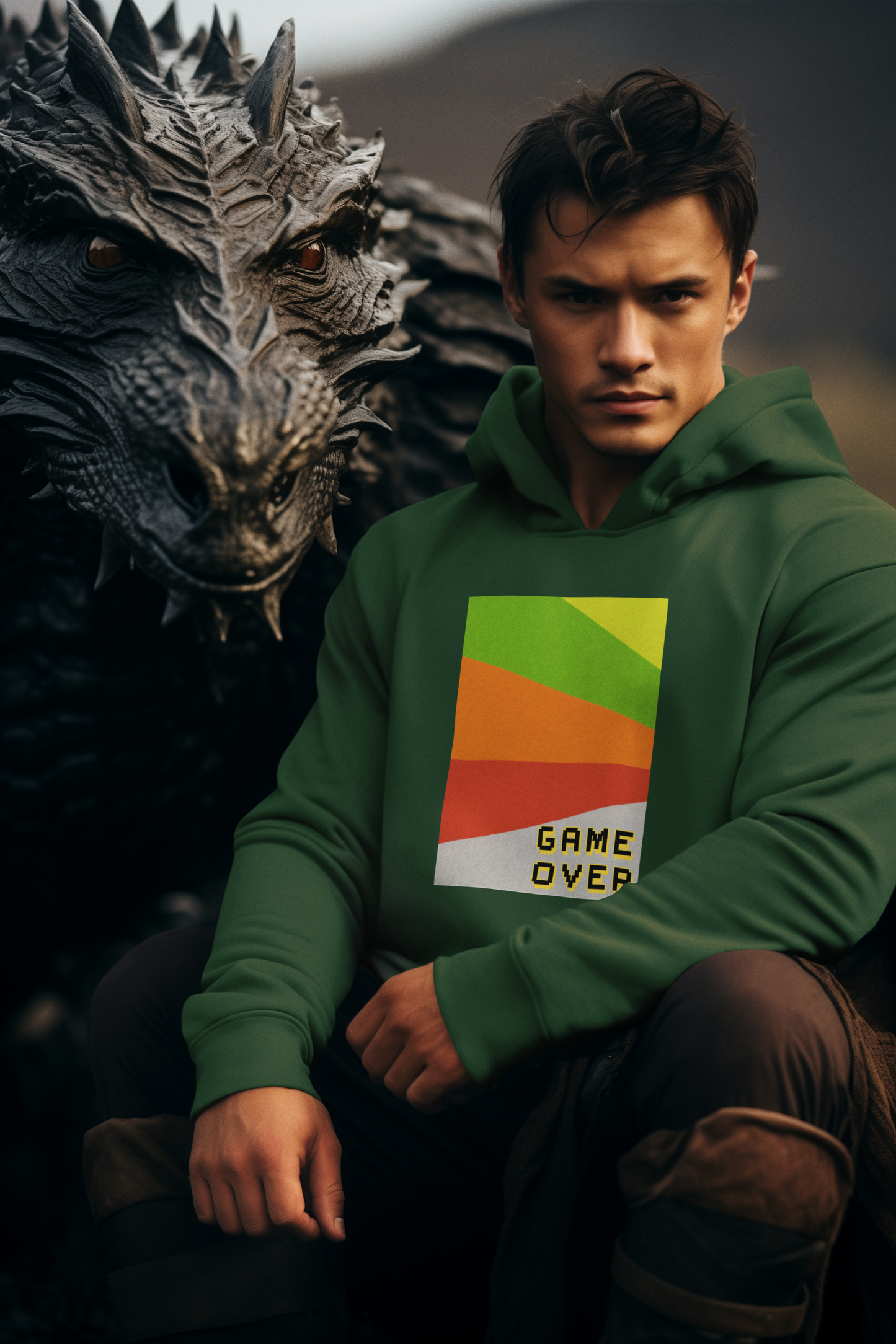 Bilkool Game Over Cotton Hoodies