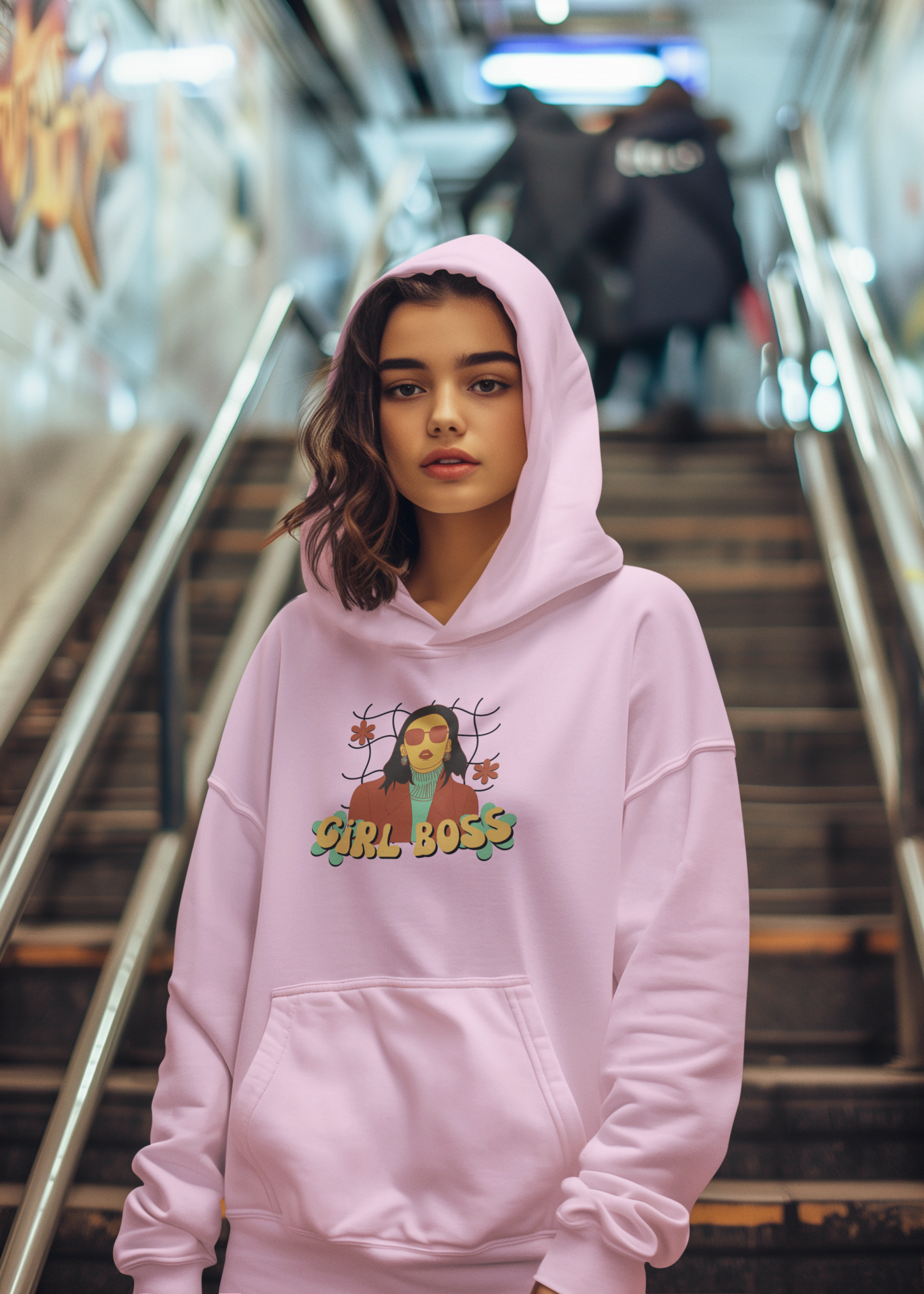 Bilkool Girl Boss Cotton Hoodies