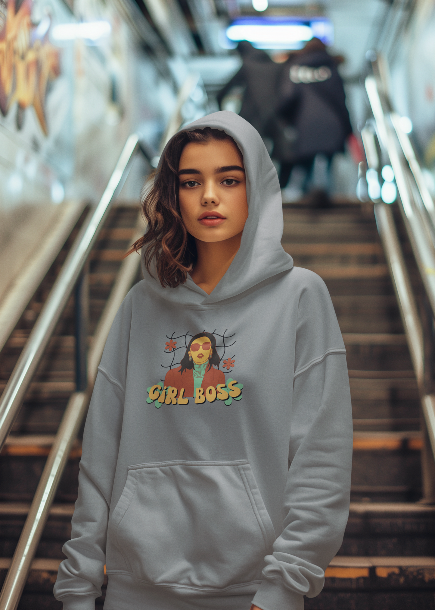 Bilkool Girl Boss Cotton Hoodies