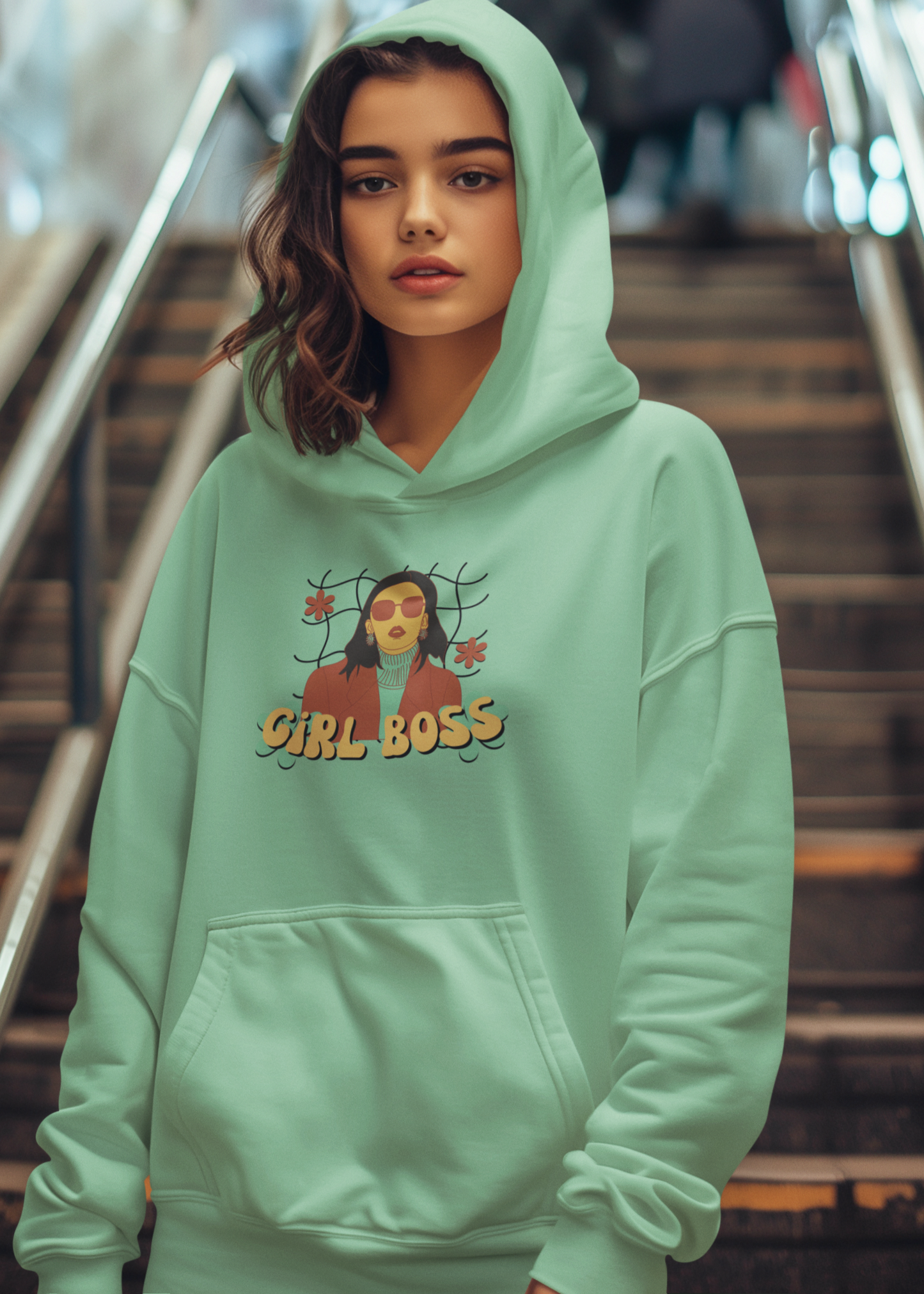 Bilkool Girl Boss Cotton Hoodies