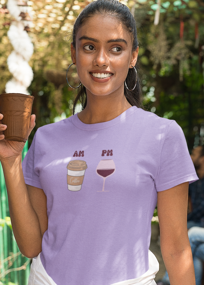 Bilkool AM PM Cotton Half Sleeve T-Shirt