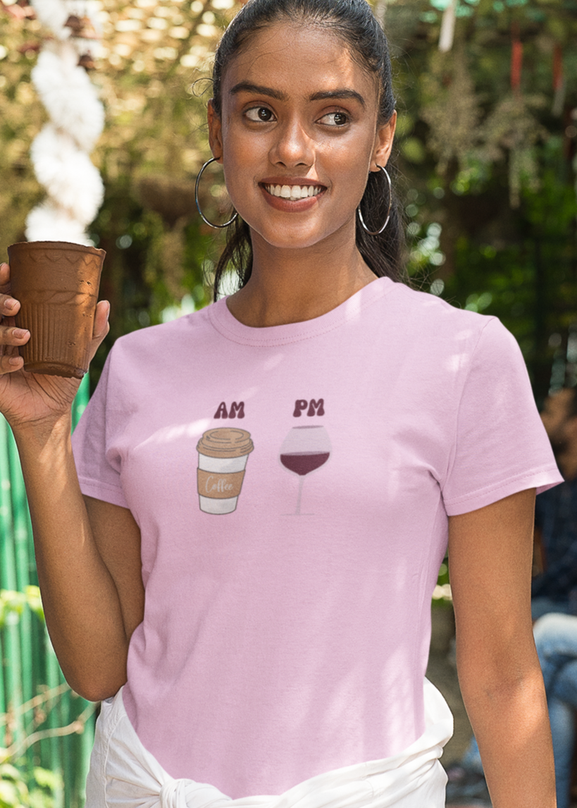 Bilkool AM PM Cotton Half Sleeve T-Shirt