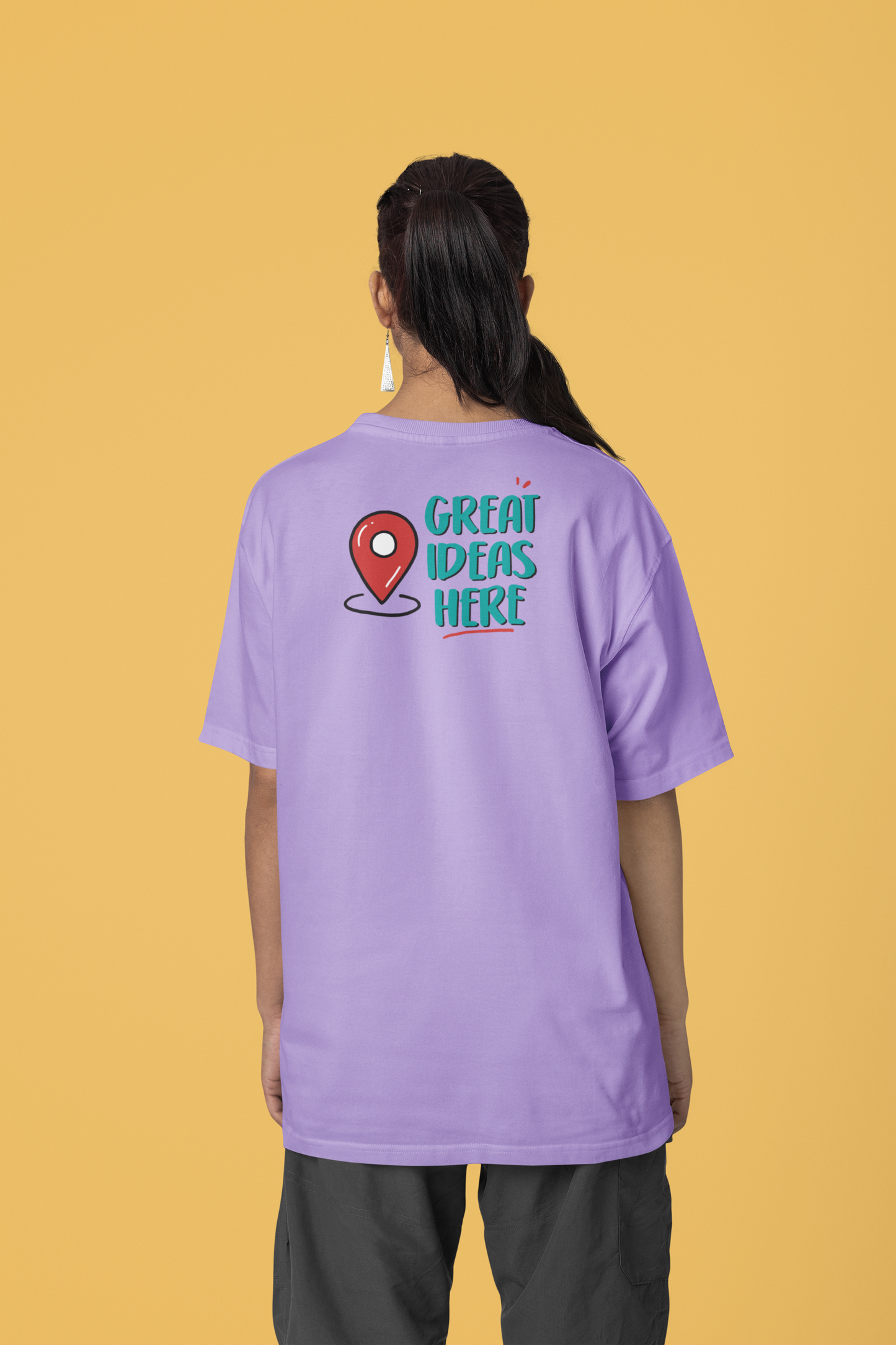 Corporat Great Ideas Here Oversized T-Shirt