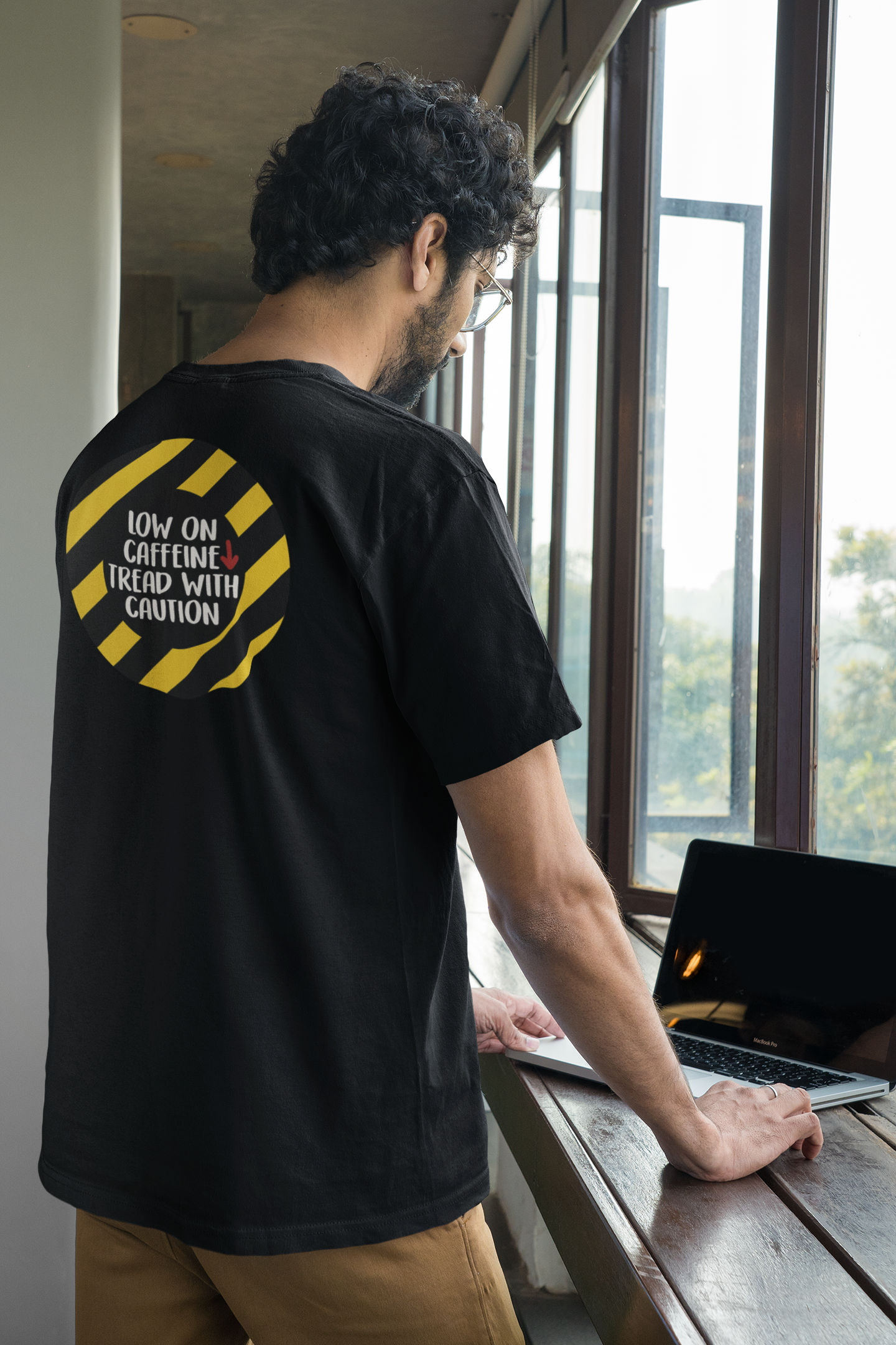 Corporat Low on Caffeine Oversized T-Shirt