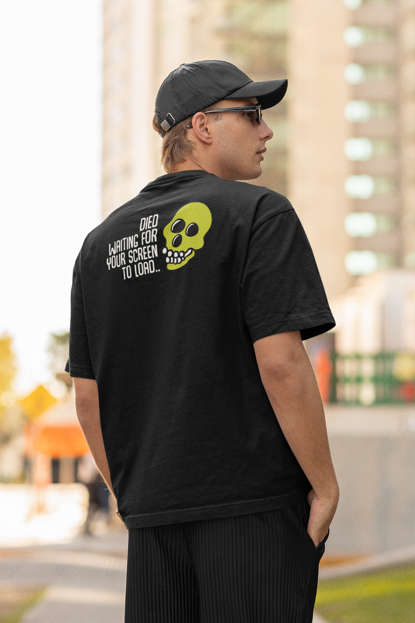 Corporat Died Waiting Oversized T-Shirt