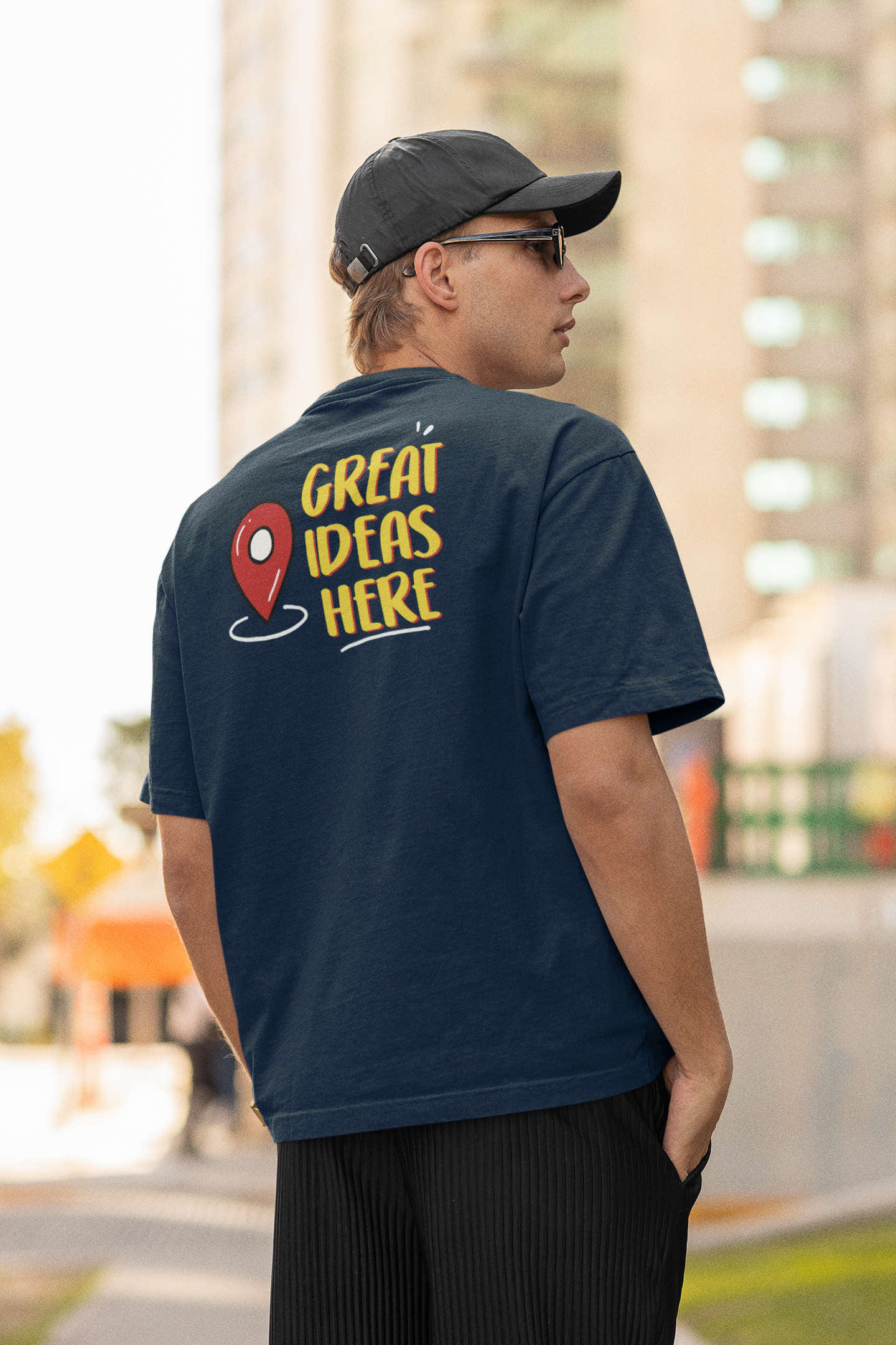 Corporat Great Ideas Here Oversized T-Shirt
