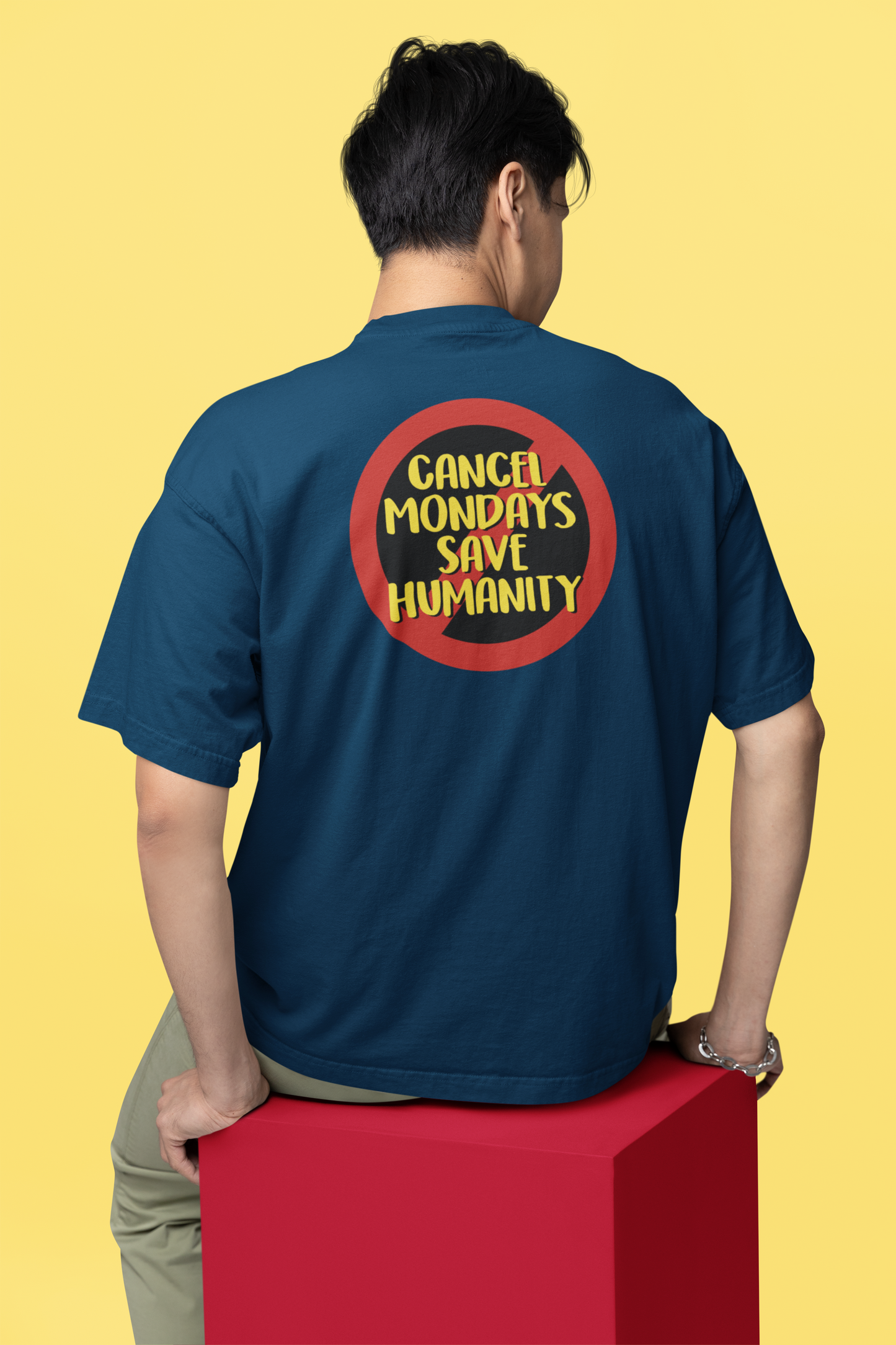Corporat Comics Cancel Mondays Oversized T-Shirt