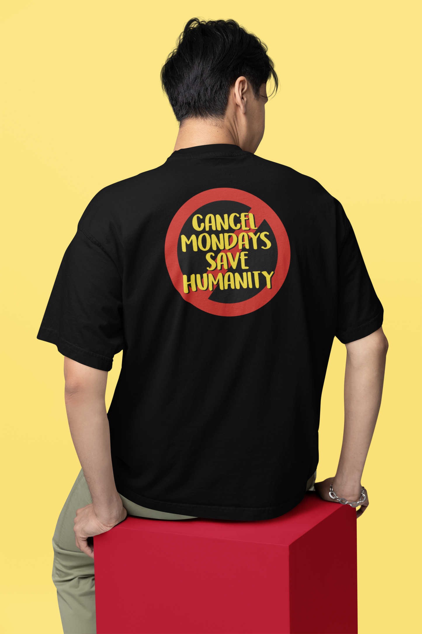 Corporat Comics Cancel Mondays Oversized T-Shirt