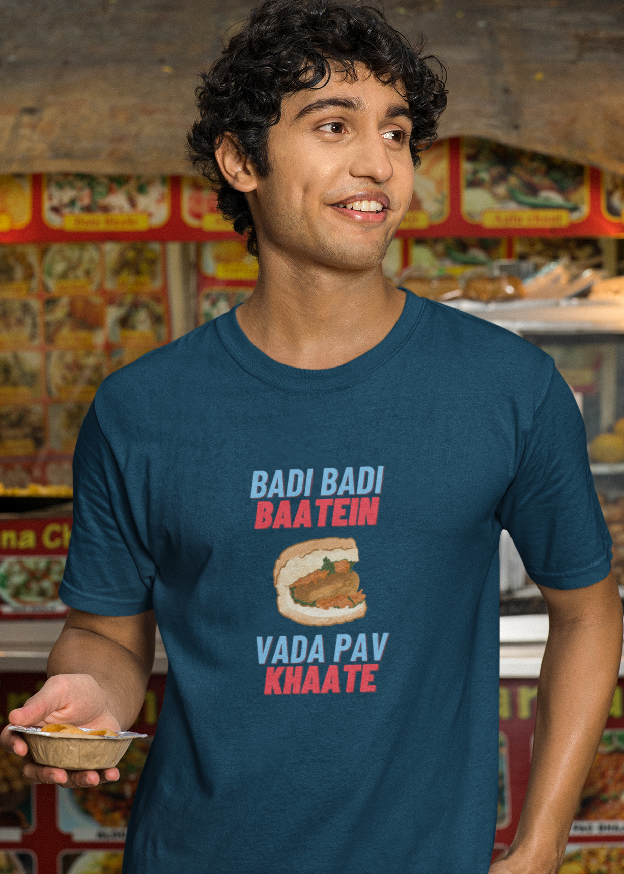 Bilkool Badi Baatein Cotton Half Sleeve T-Shirt