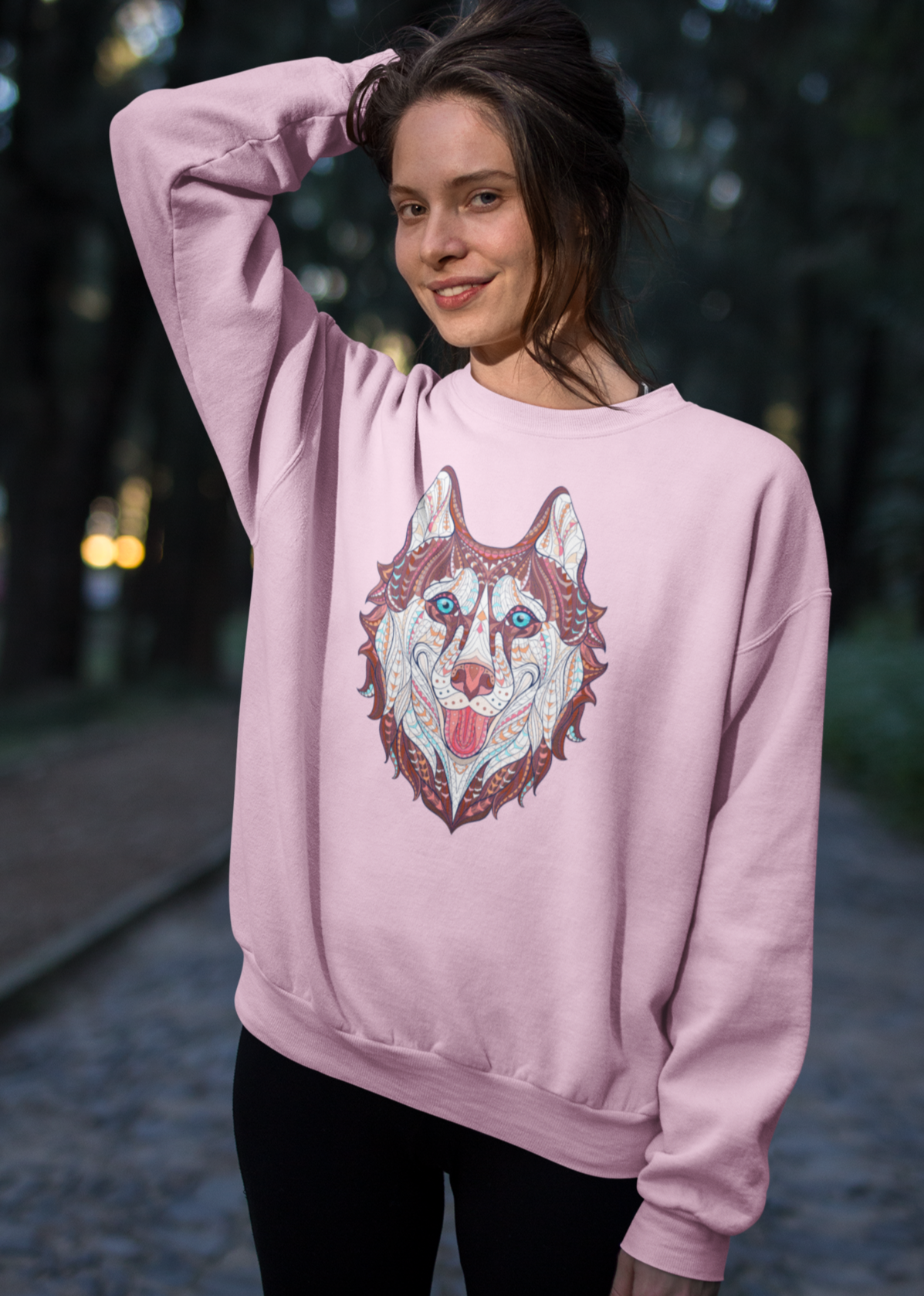 Bilkool Husky Life Cotton Sweatshirt