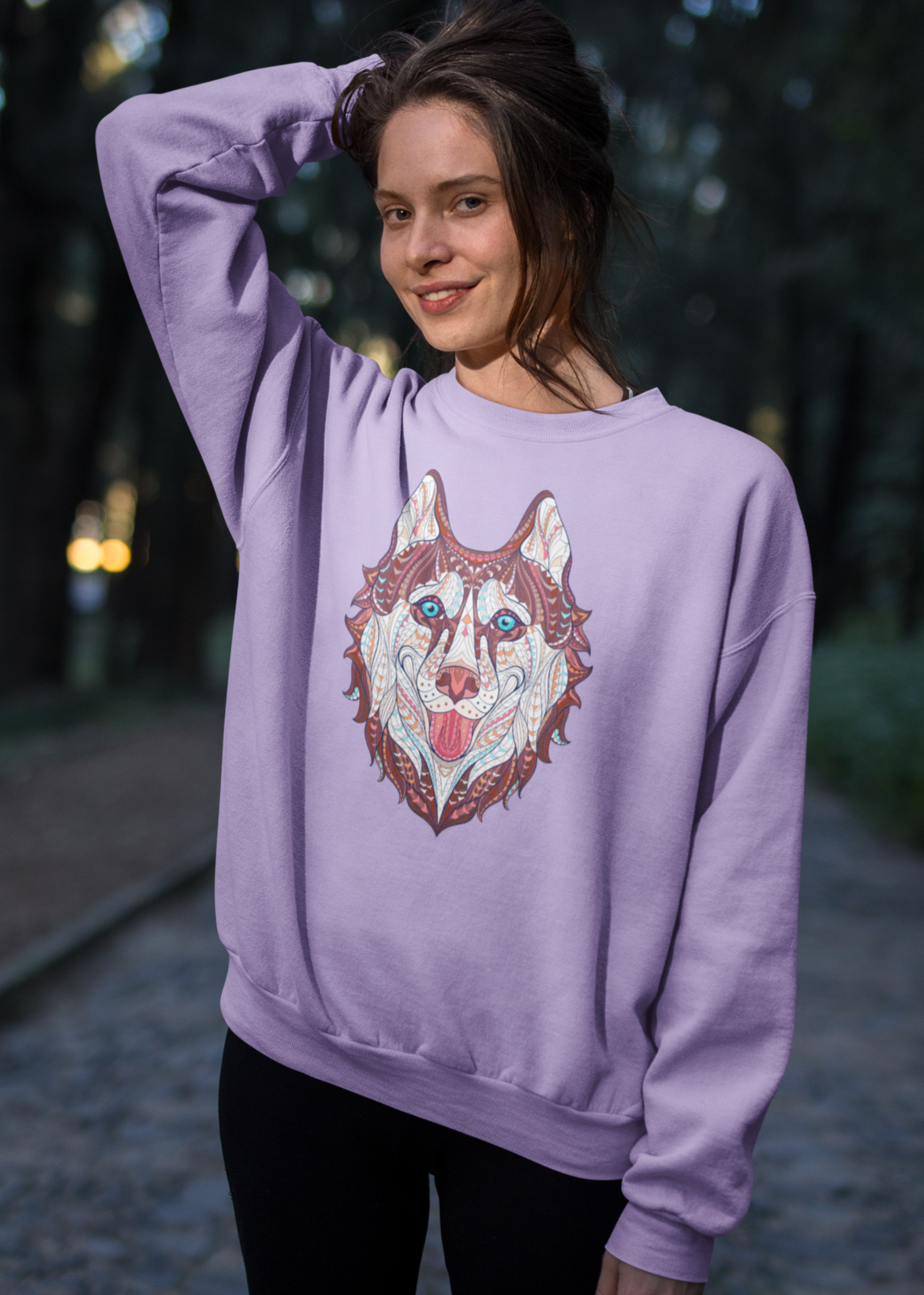 Bilkool Husky Life Cotton Sweatshirt