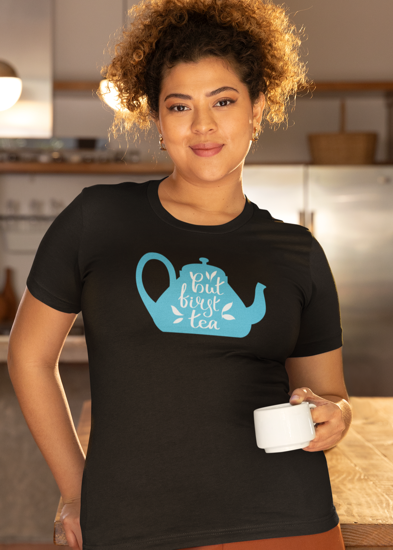 Bilkool Tea Cotton Half Sleeve T-Shirt for Women