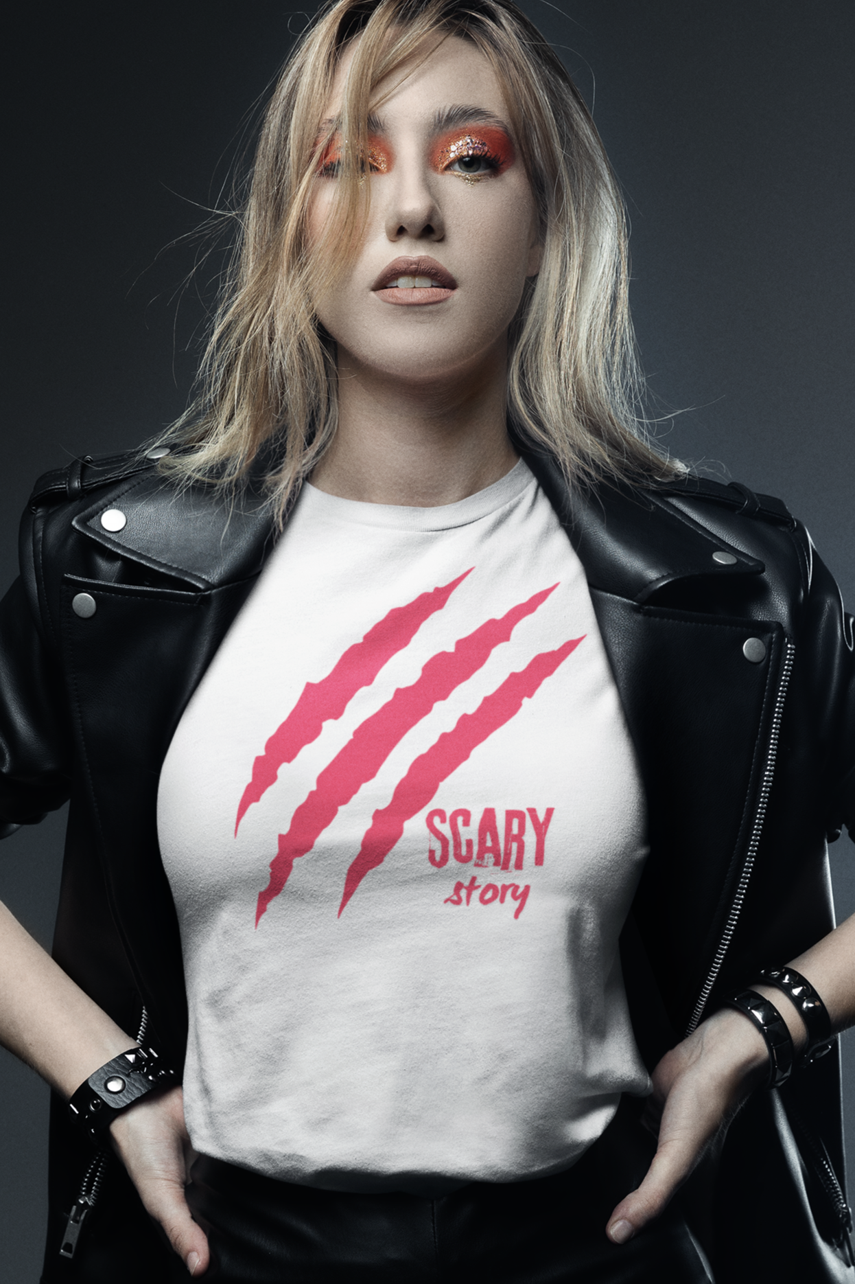 Bilkool Scary Story Oversized T-Shirt Design for Women