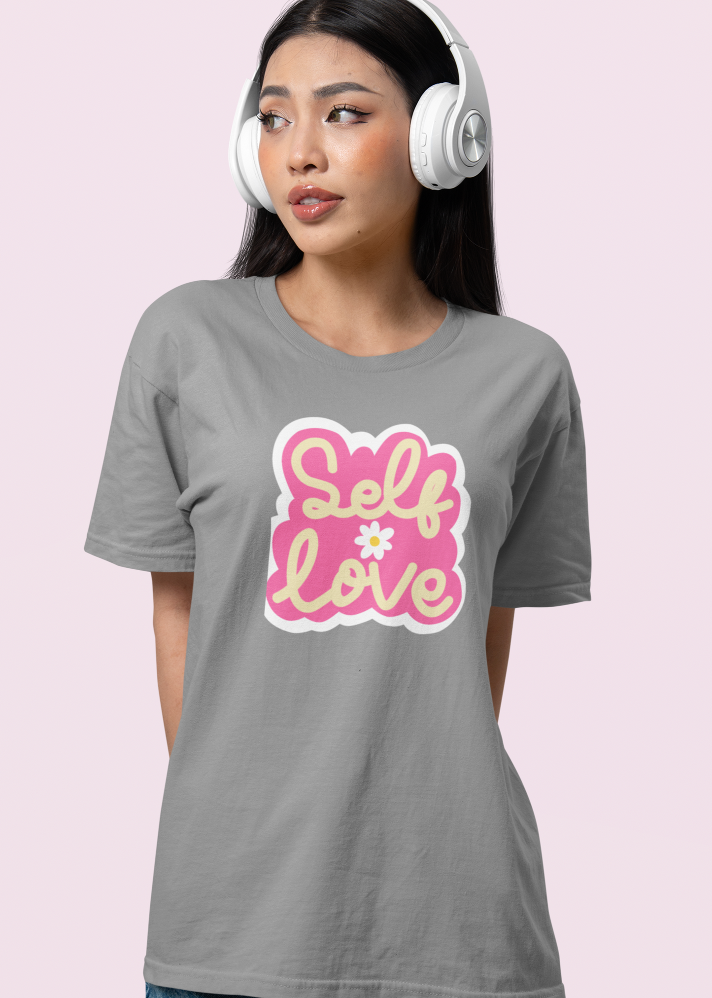Bilkool Self Love Cotton Half Sleeves T-Shirt for Women