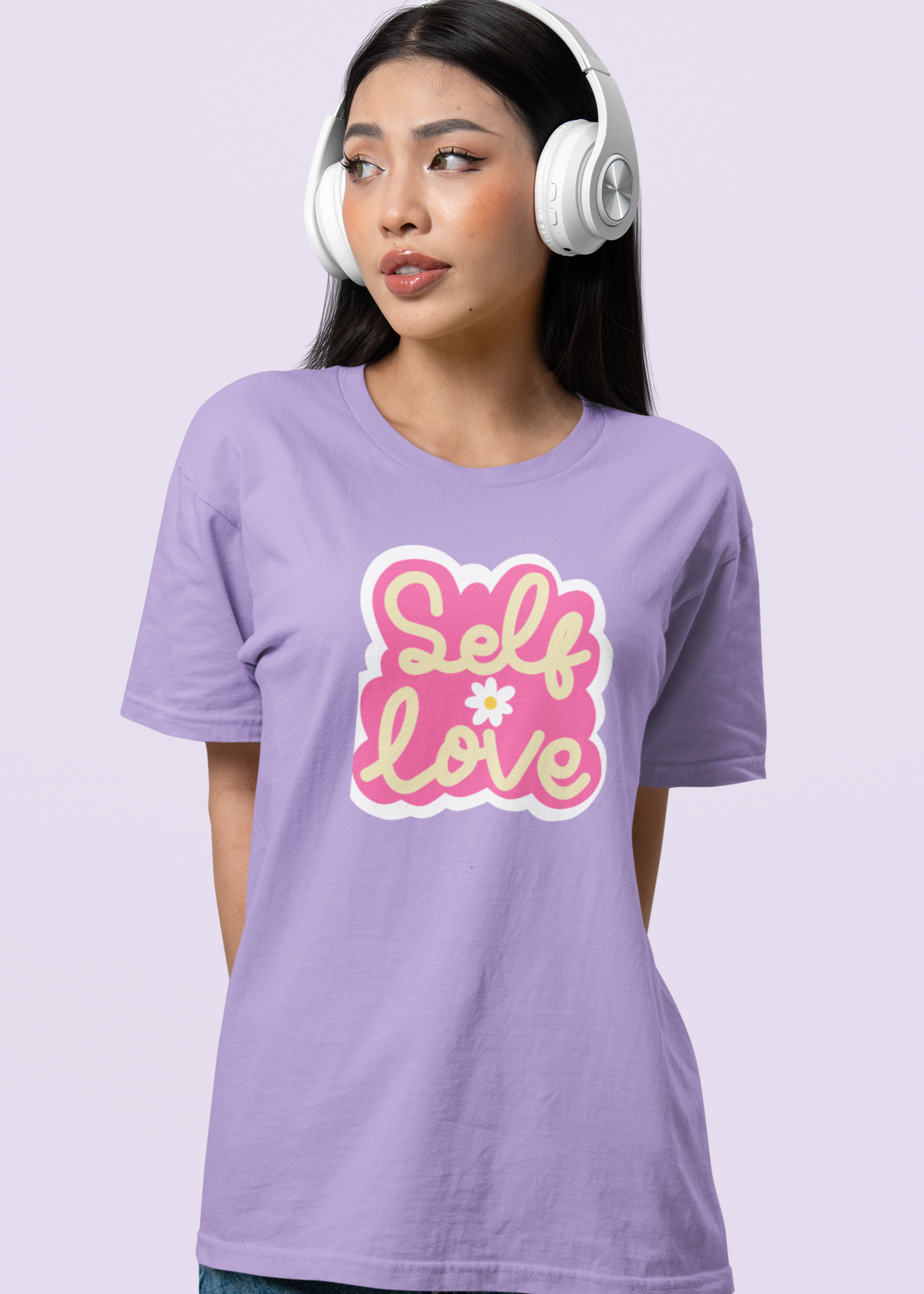 Bilkool Self Love Cotton Half Sleeves T-Shirt for Women