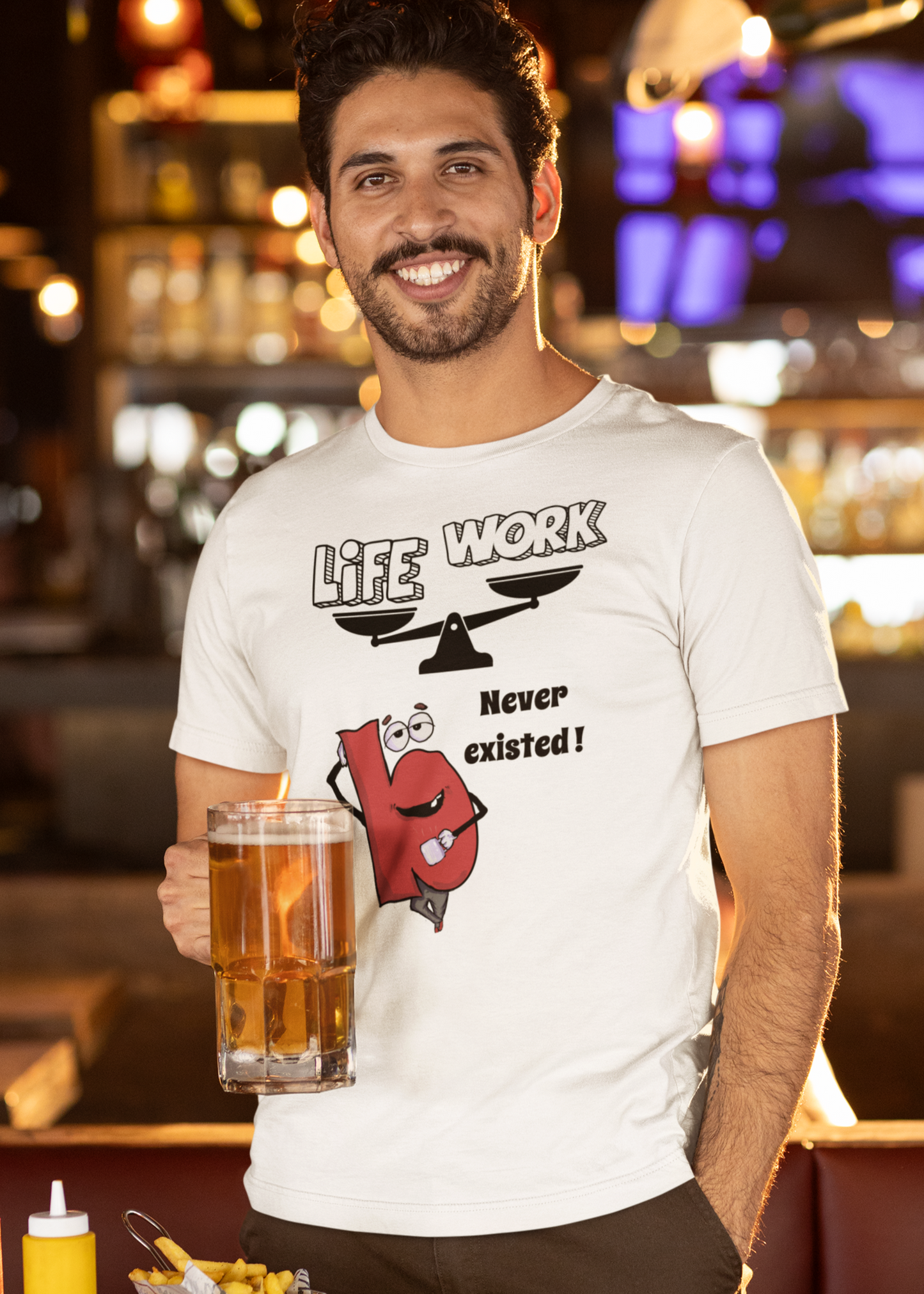 Bilkool Work Life Cotton Half Sleeve T-Shirt