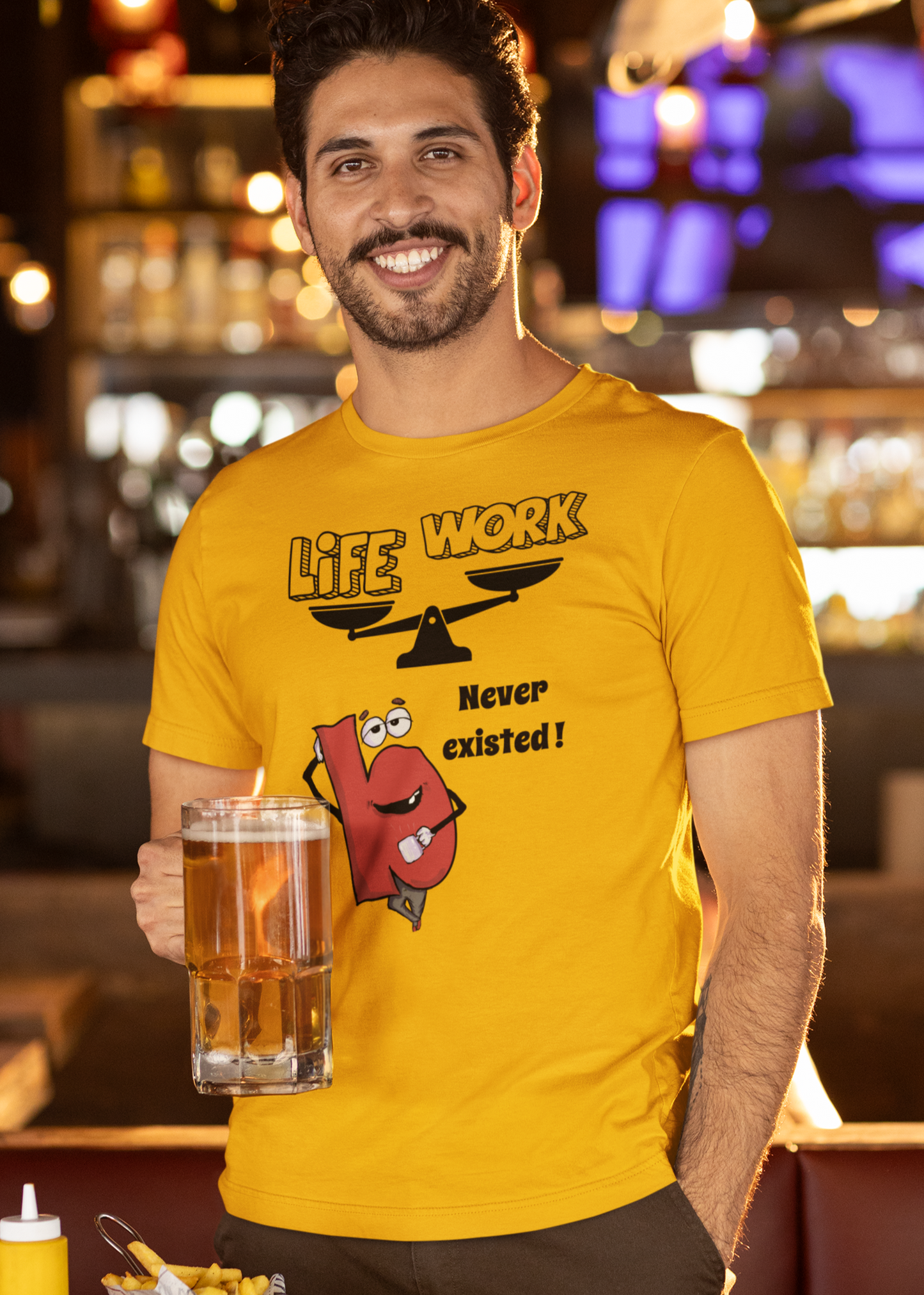 Bilkool Work Life Cotton Half Sleeve T-Shirt