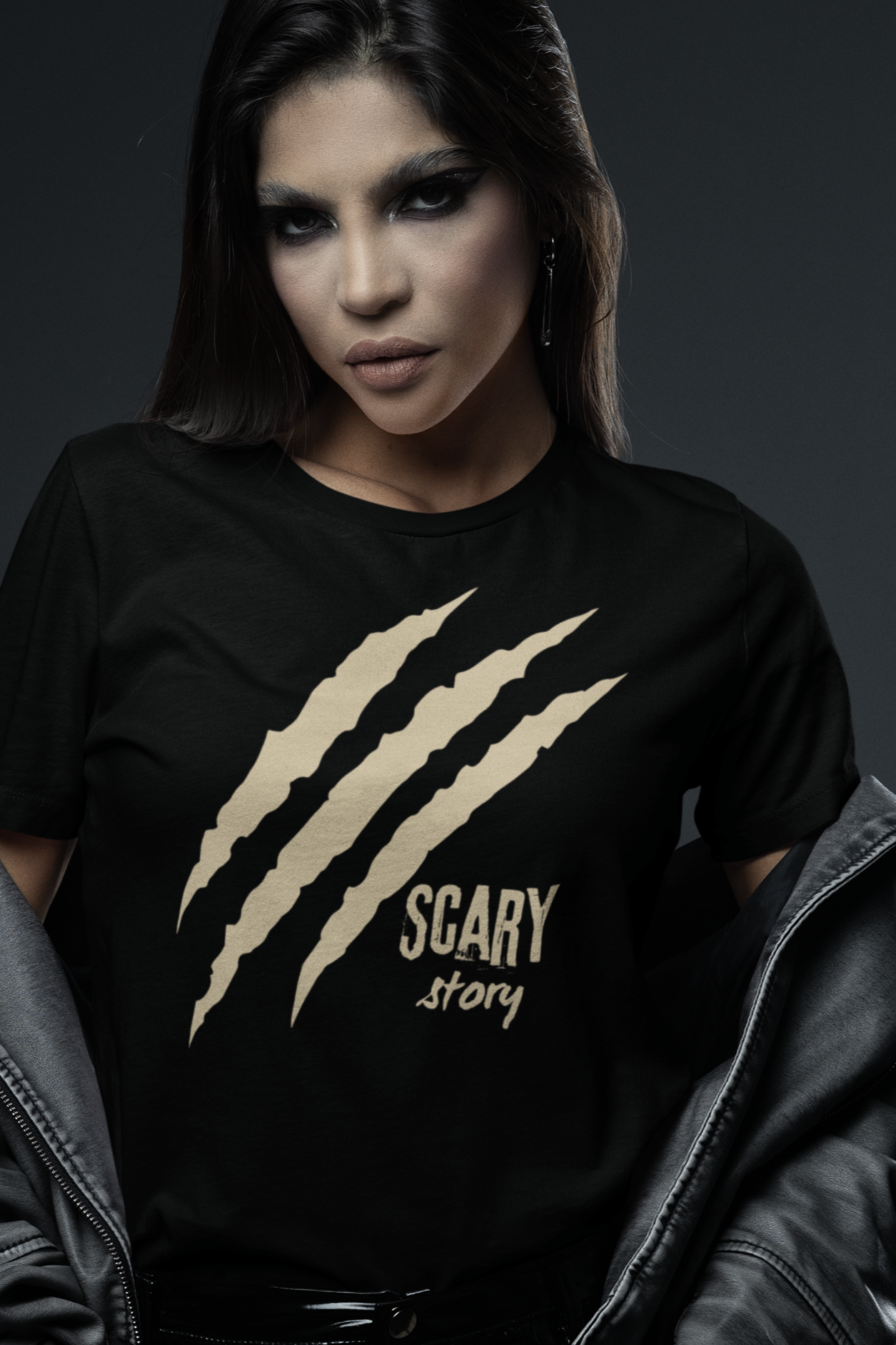 Bilkool Scary Story Oversized T-Shirt Design for Women