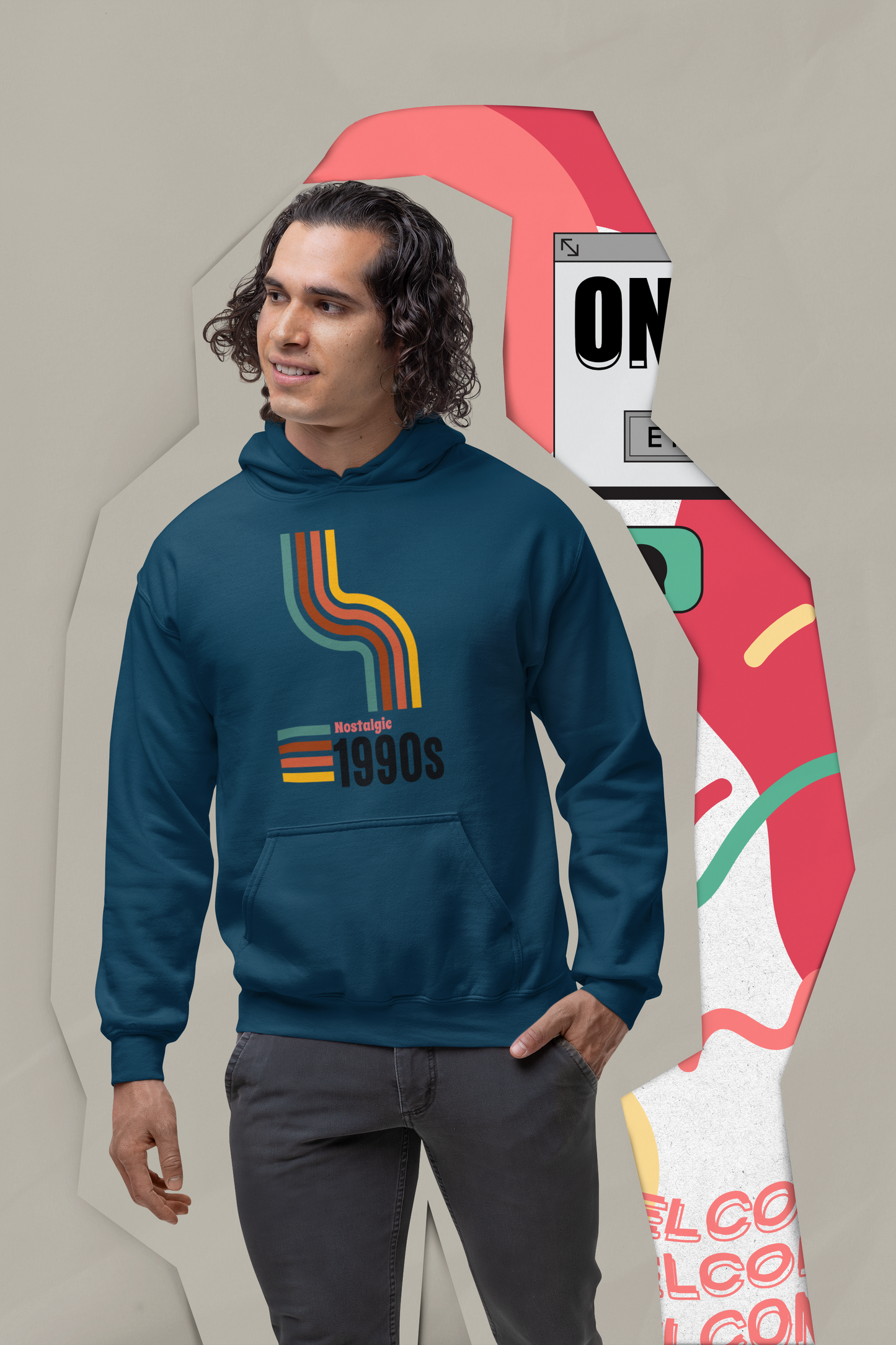 Bilkool Nostalgic 1990s Cotton Hoodies