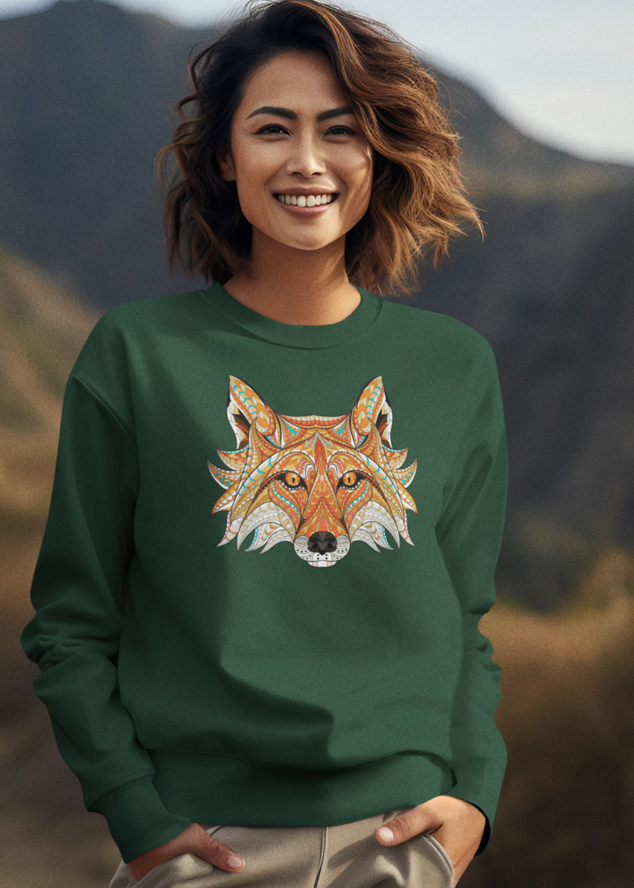 Bilkool Naarangee Bhediya Cotton Sweatshirt