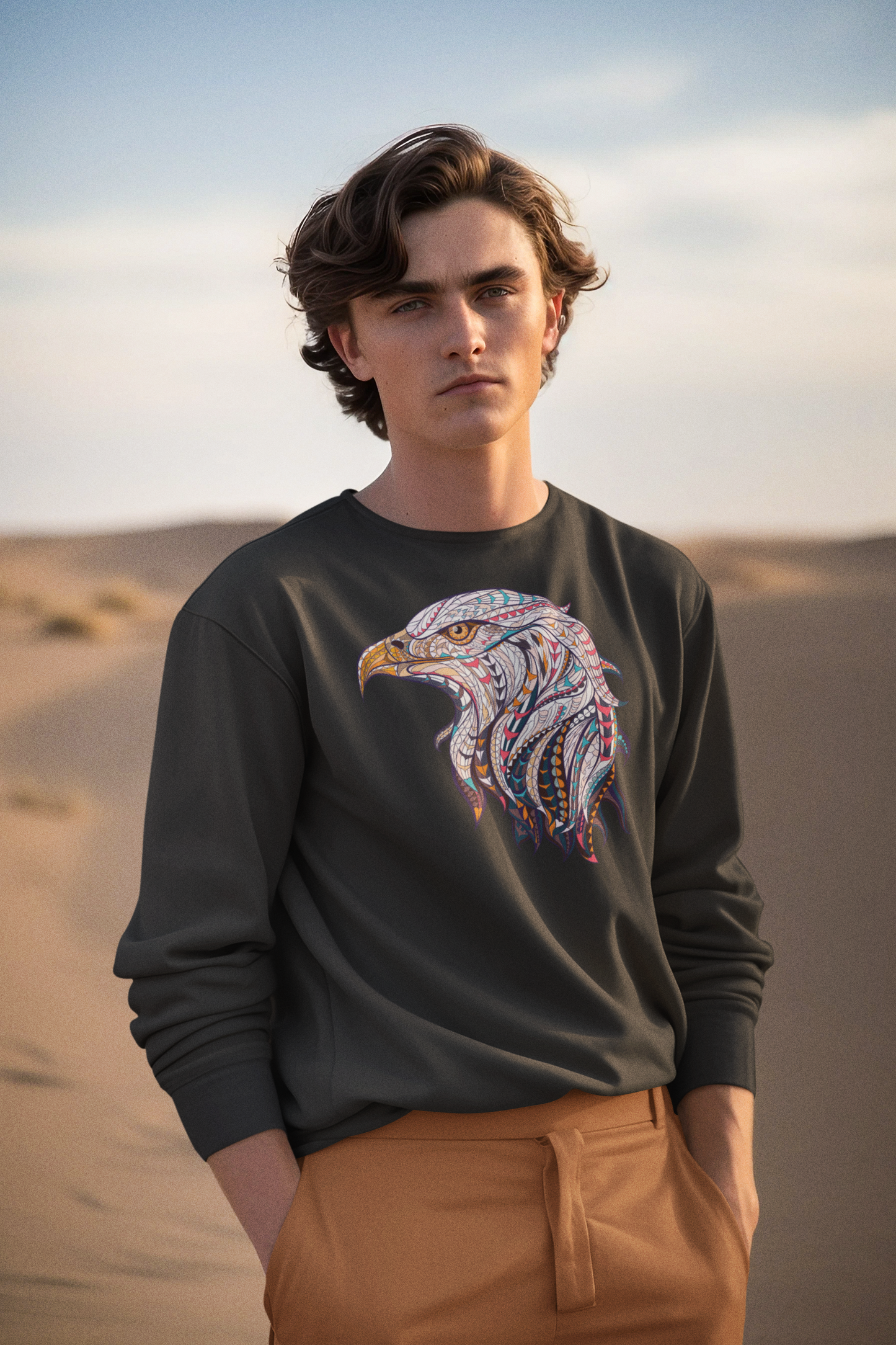 Bilkool Garuda Cotton Sweatshirt