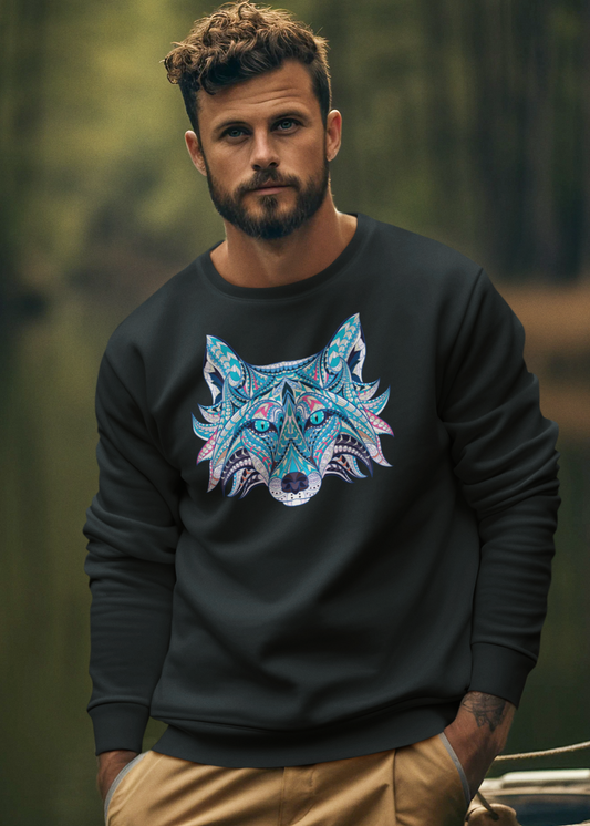 Bilkool Neela Bhediya Cotton Sweatshirt