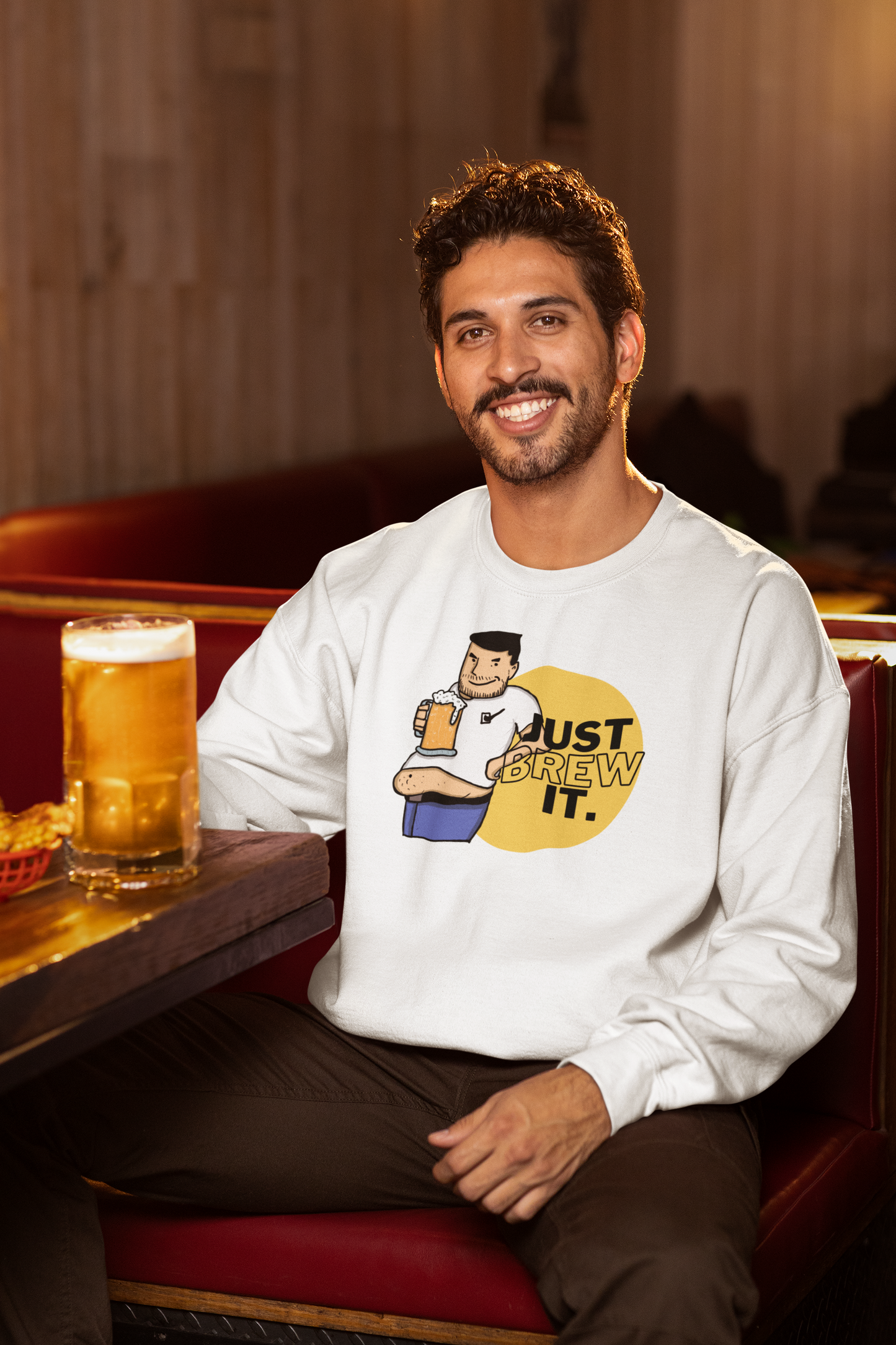 Bilkool Just Brew It Cotton Sweatshirt