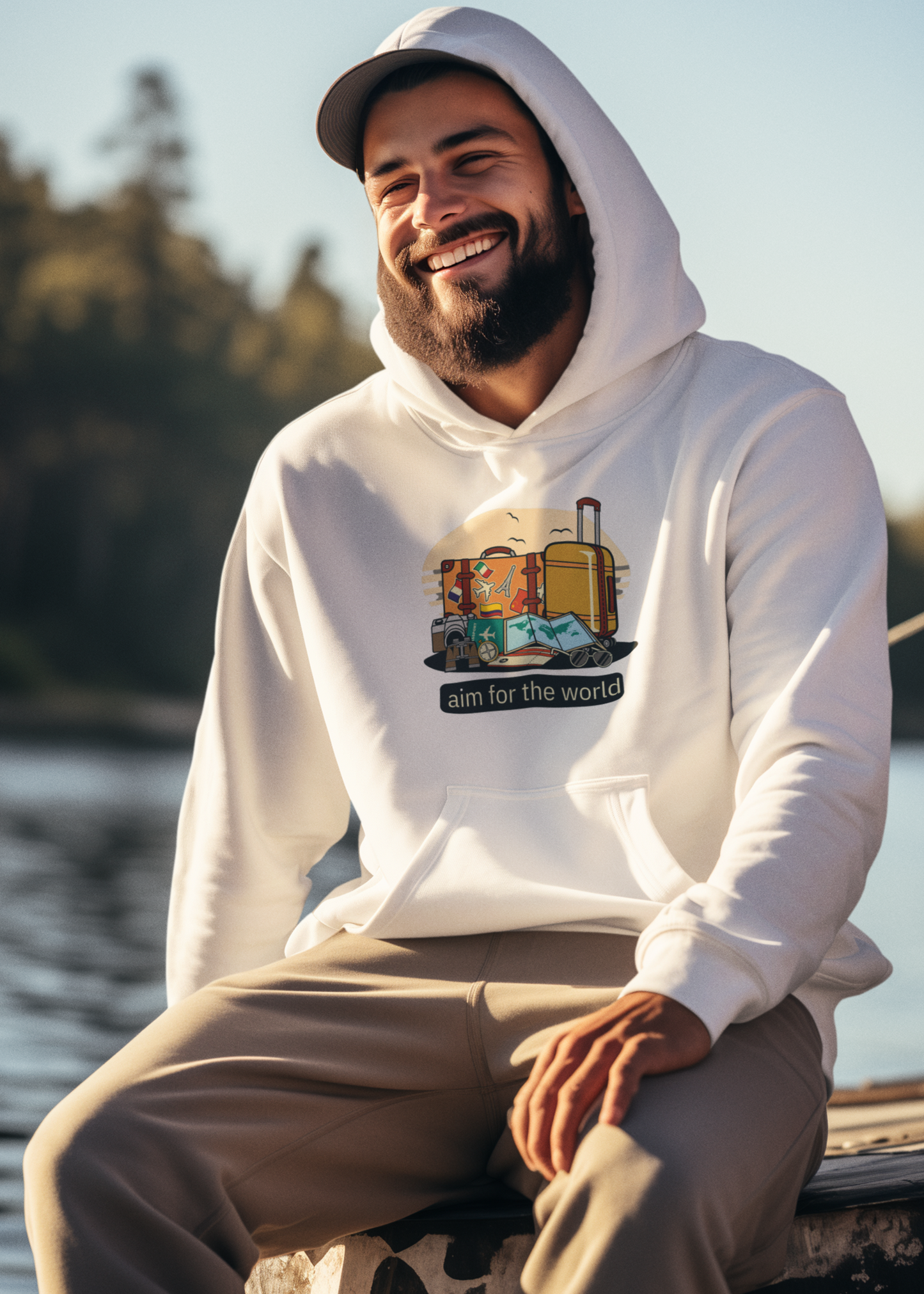 Bilkool Aim For The World Cotton Hoodies