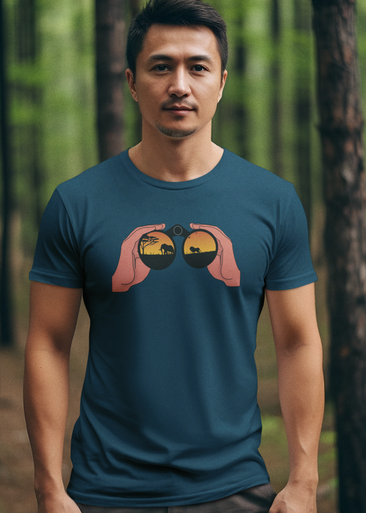 Bilkool Safari Yet So Near Cotton Half Sleeve T-Shirt