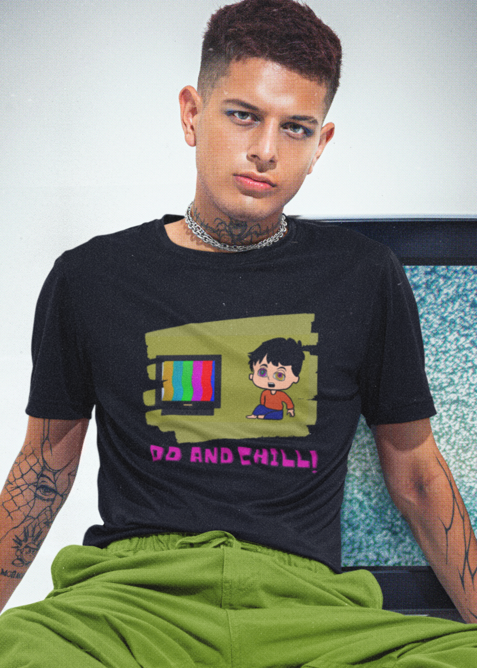 Bilkool DD and Chill Cotton Half Sleeve T-Shirt