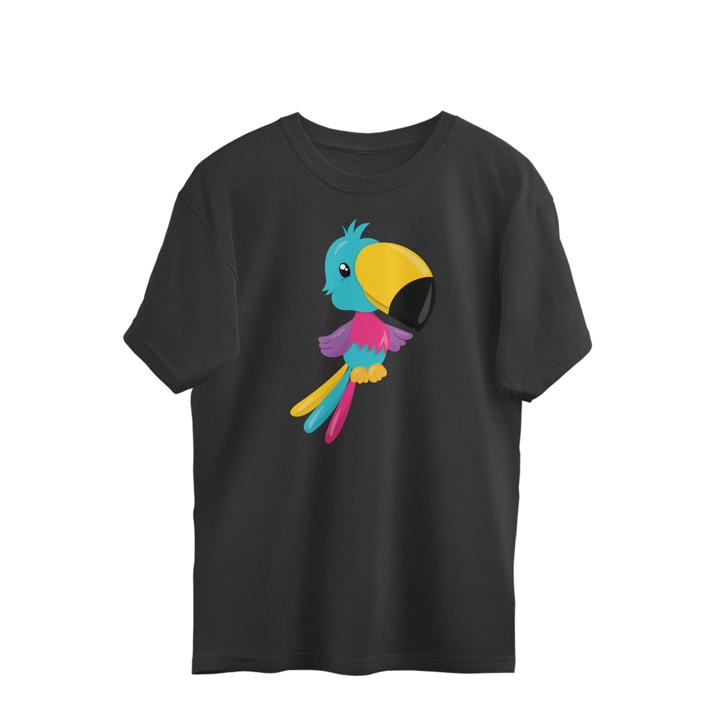 Bilkool Tropical Tota Oversized T-Shirts