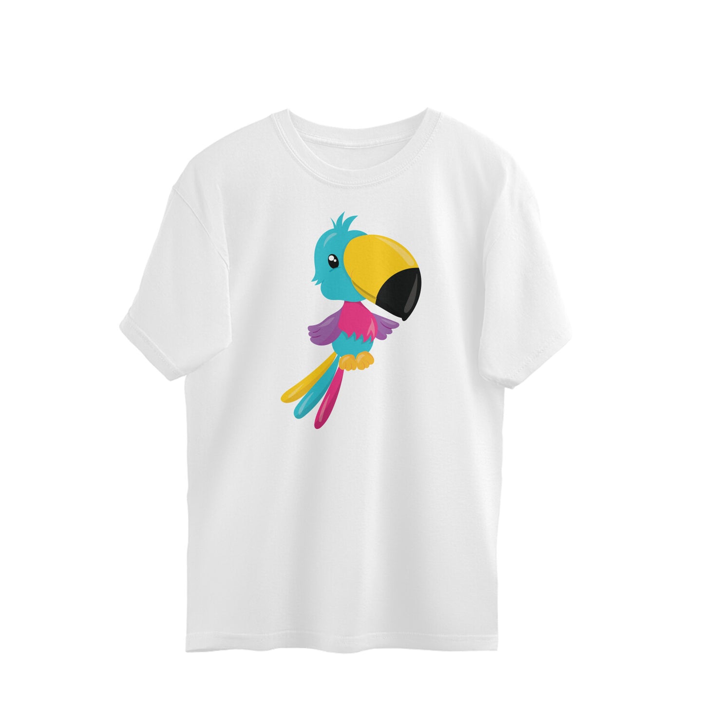 Bilkool Tropical Tota Oversized T-Shirts