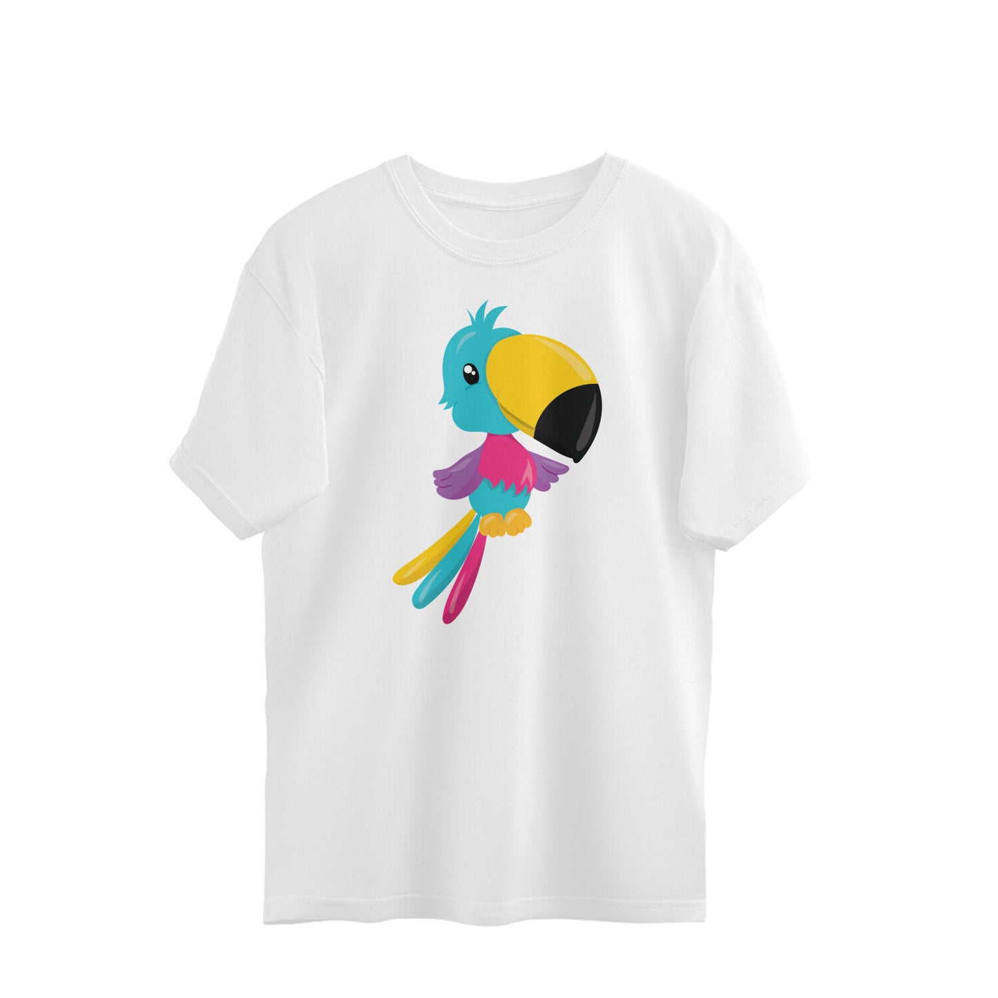 Bilkool Tropical Tota Oversized T-Shirts