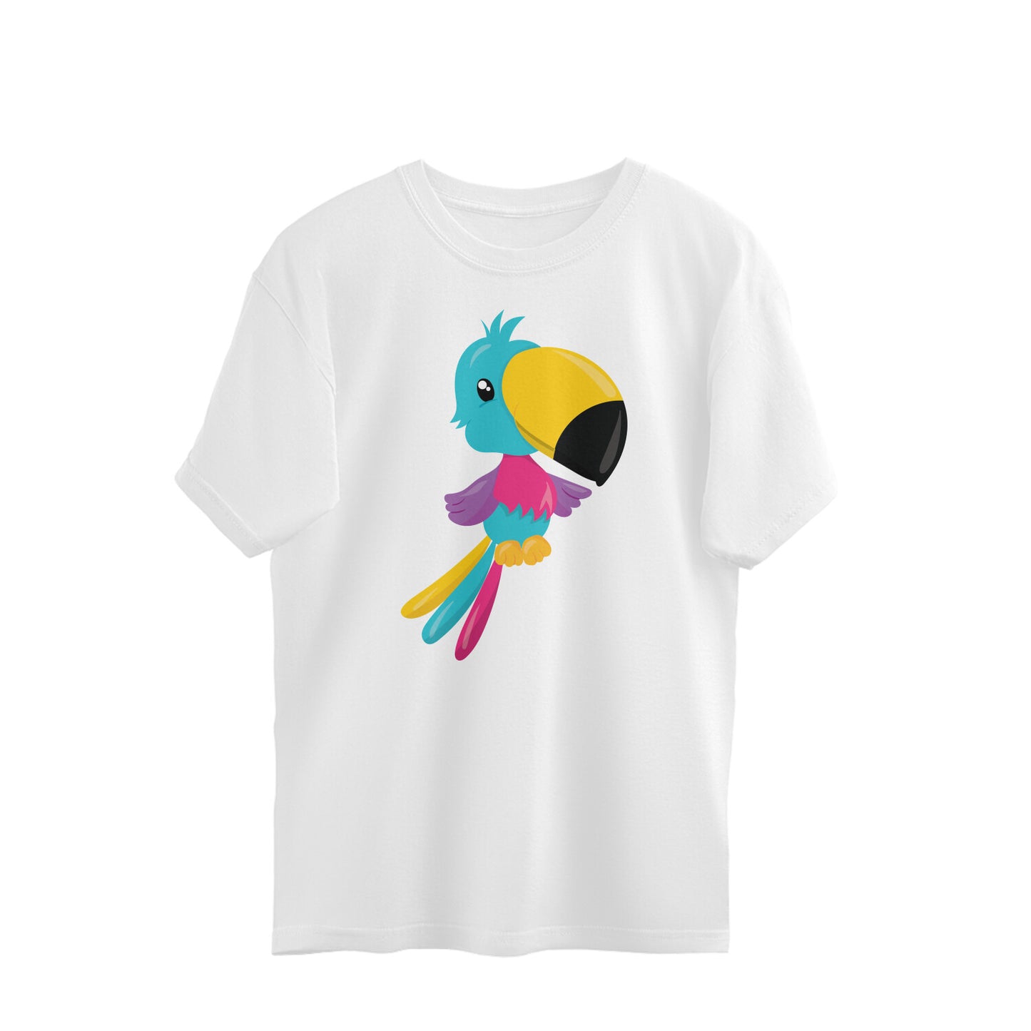 Bilkool Tropical Tota Oversized T-Shirts