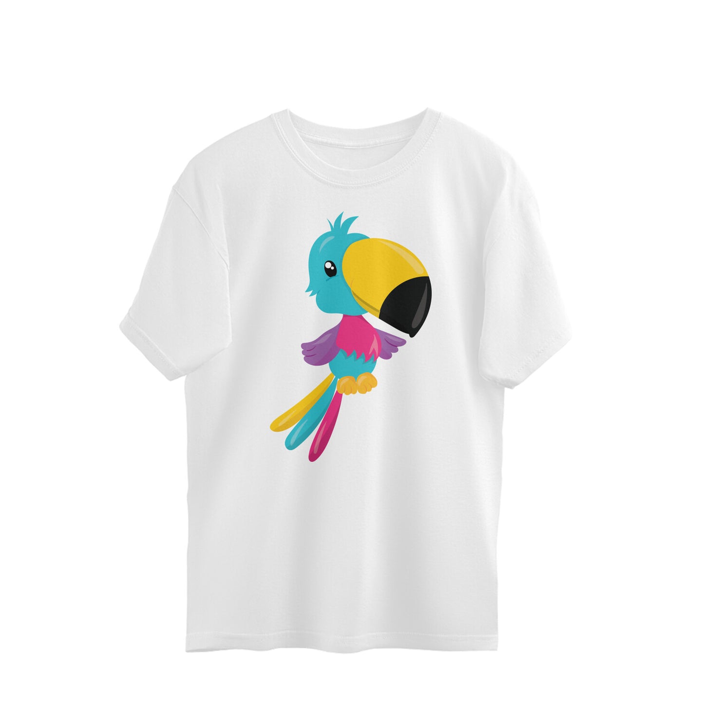 Bilkool Tropical Tota Oversized T-Shirts