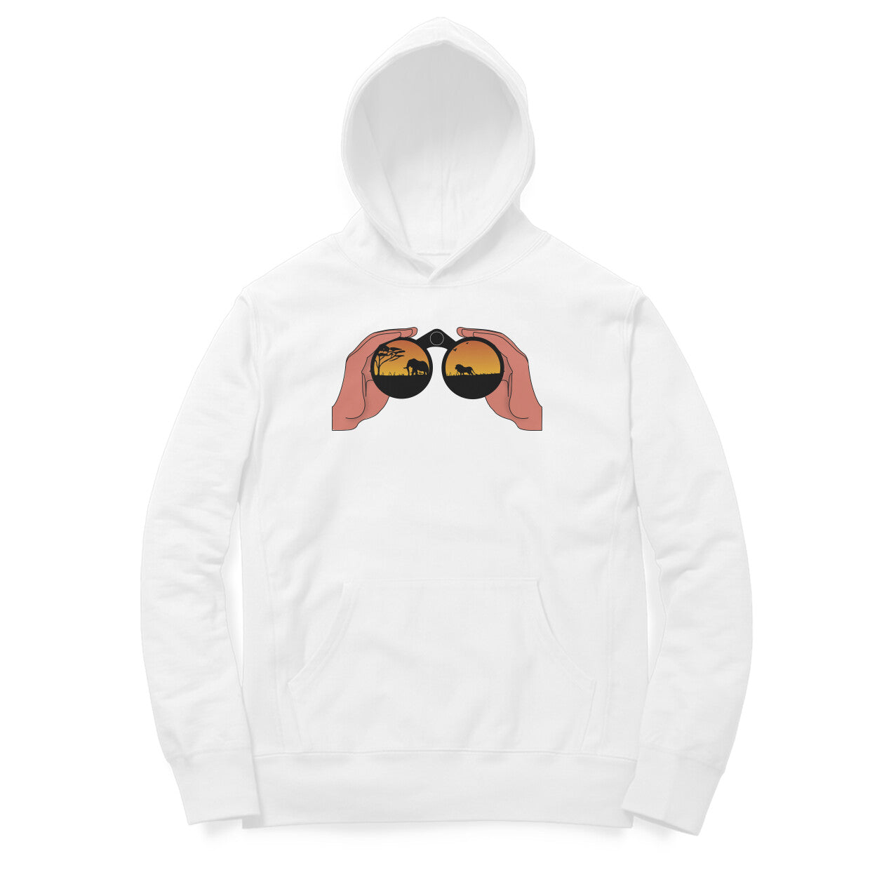 Bilkool Safari Yet So Near Cotton Hoodies