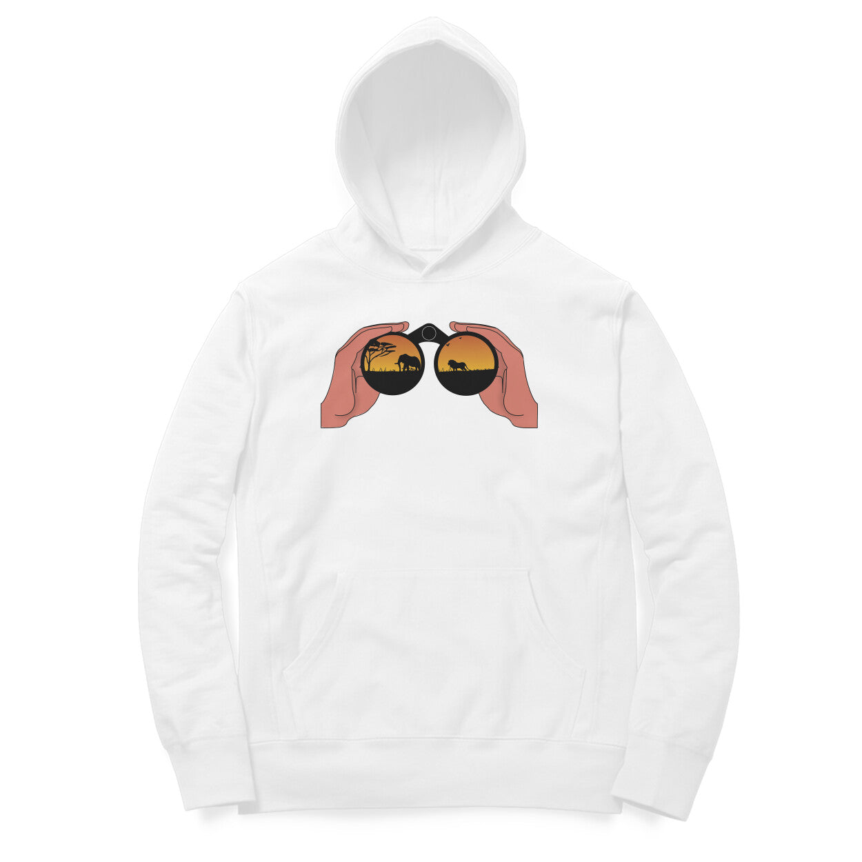 Bilkool Safari Yet So Near Cotton Hoodies