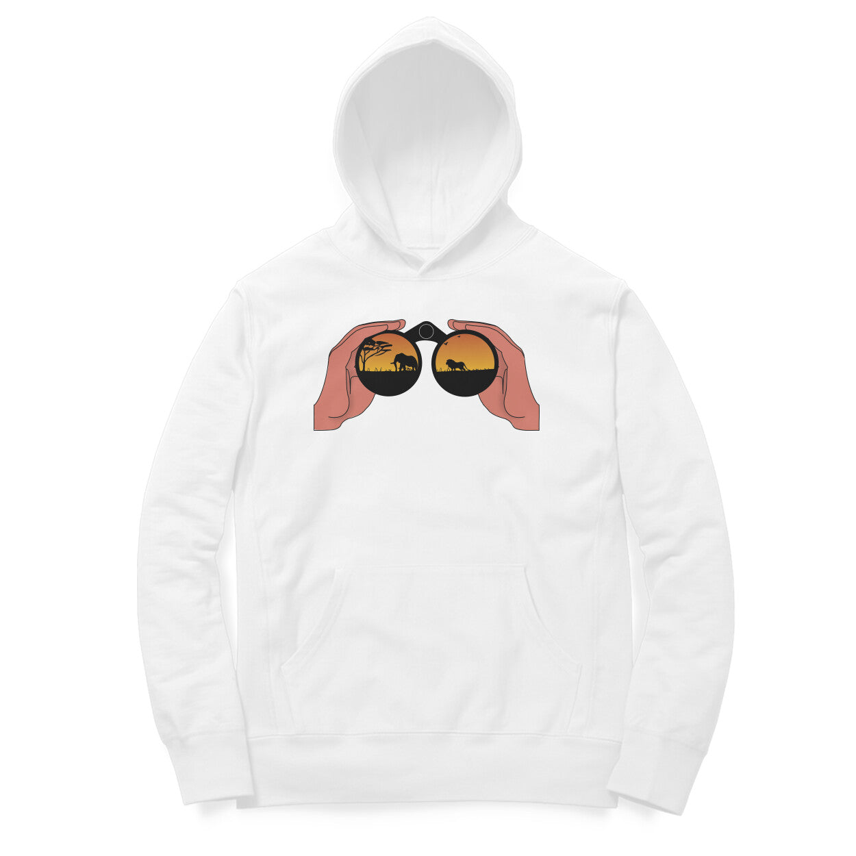 Bilkool Safari Yet So Near Cotton Hoodies