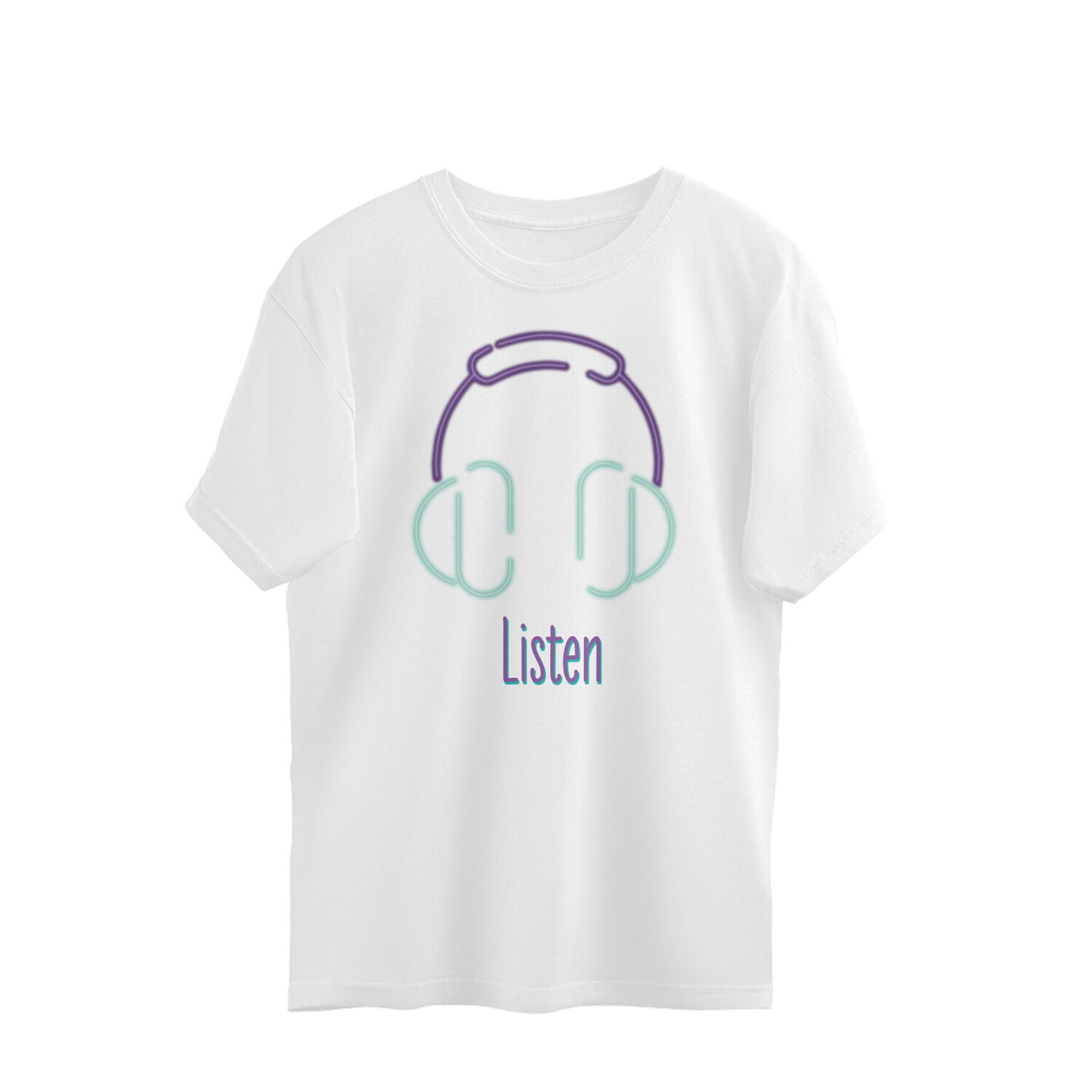 Bilkool Listen Oversized T-Shirts