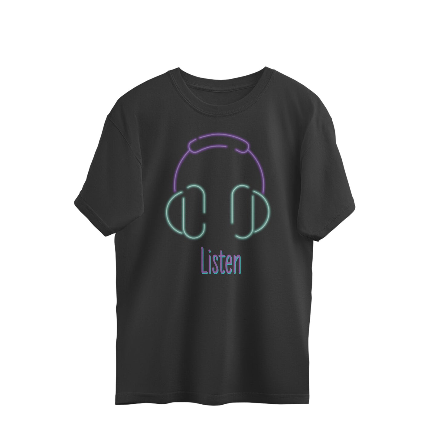 Bilkool Listen Oversized T-Shirts