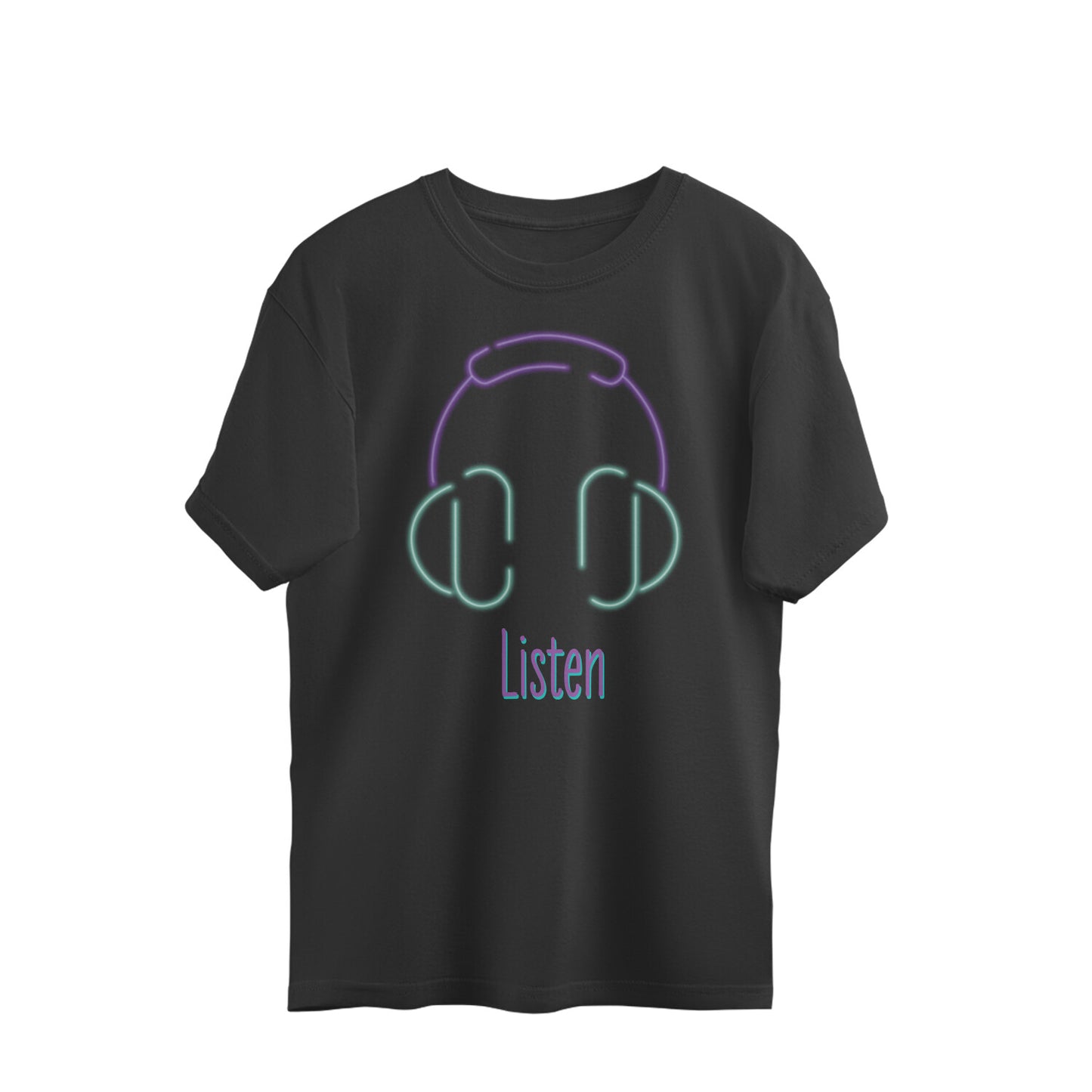 Bilkool Listen Oversized T-Shirts